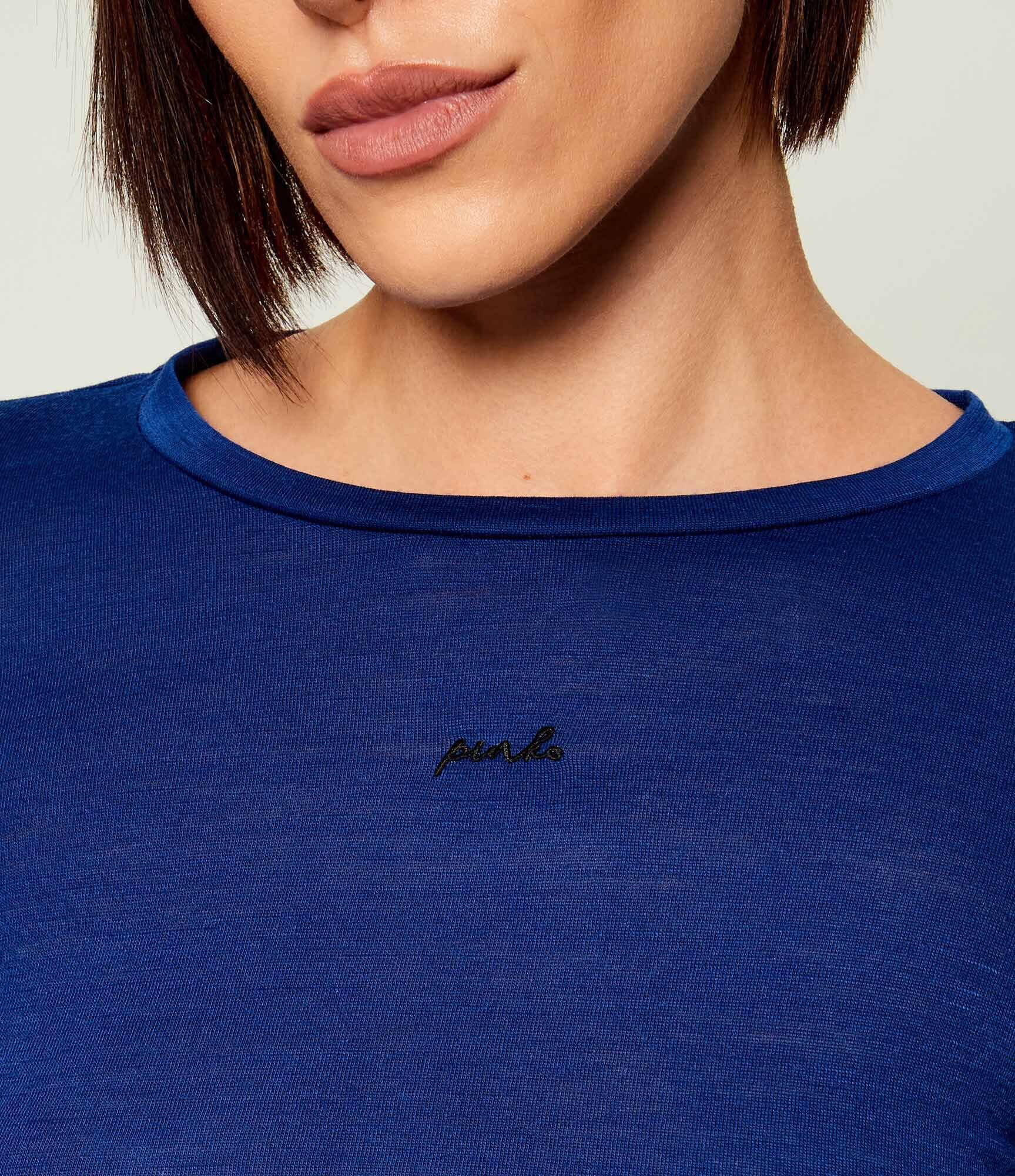 Pinko Bluză Perle | Slim Fit cu adaos de lână