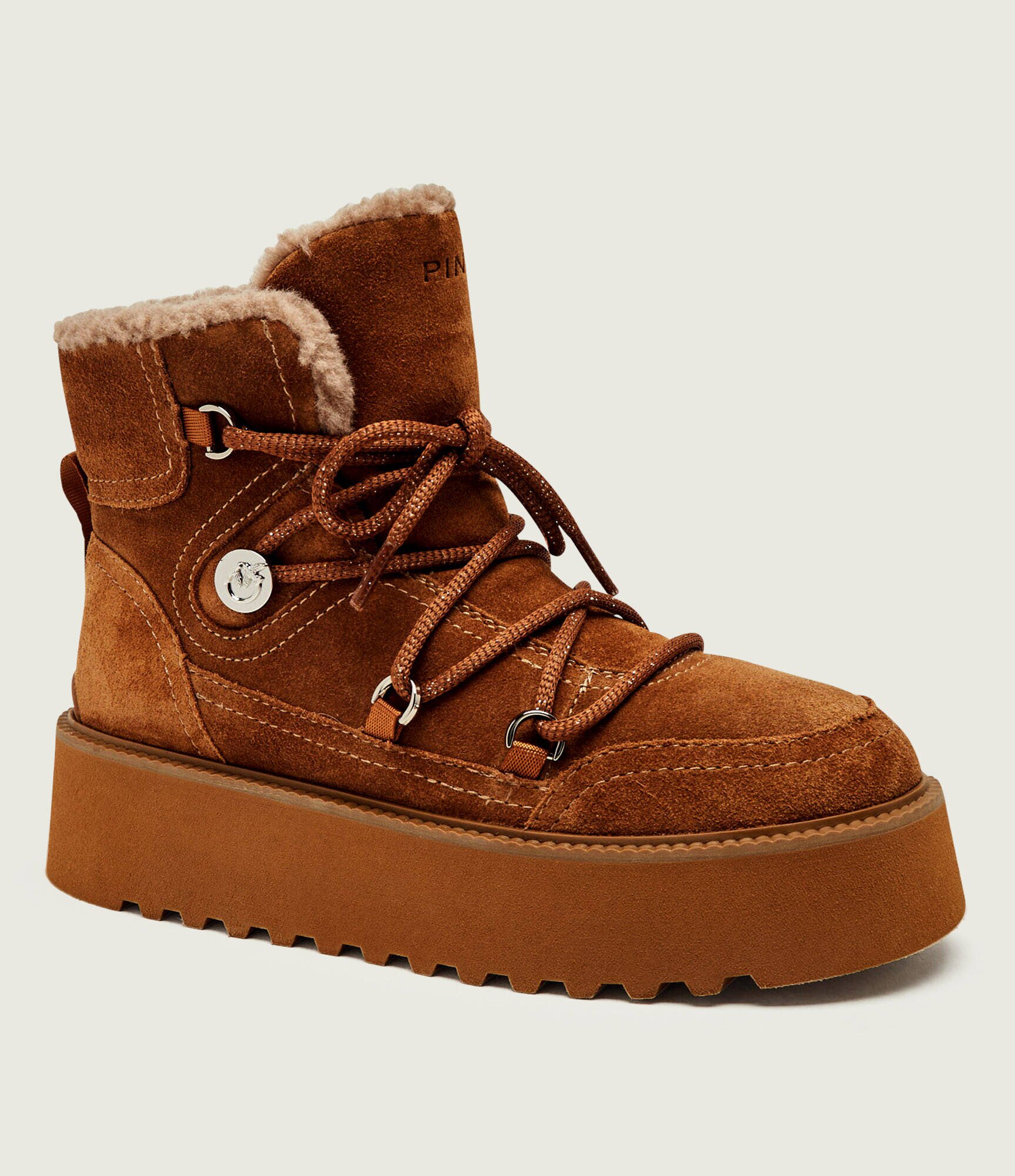 Pinko Bocanci Martina 01 | piele întoarsă | shearling