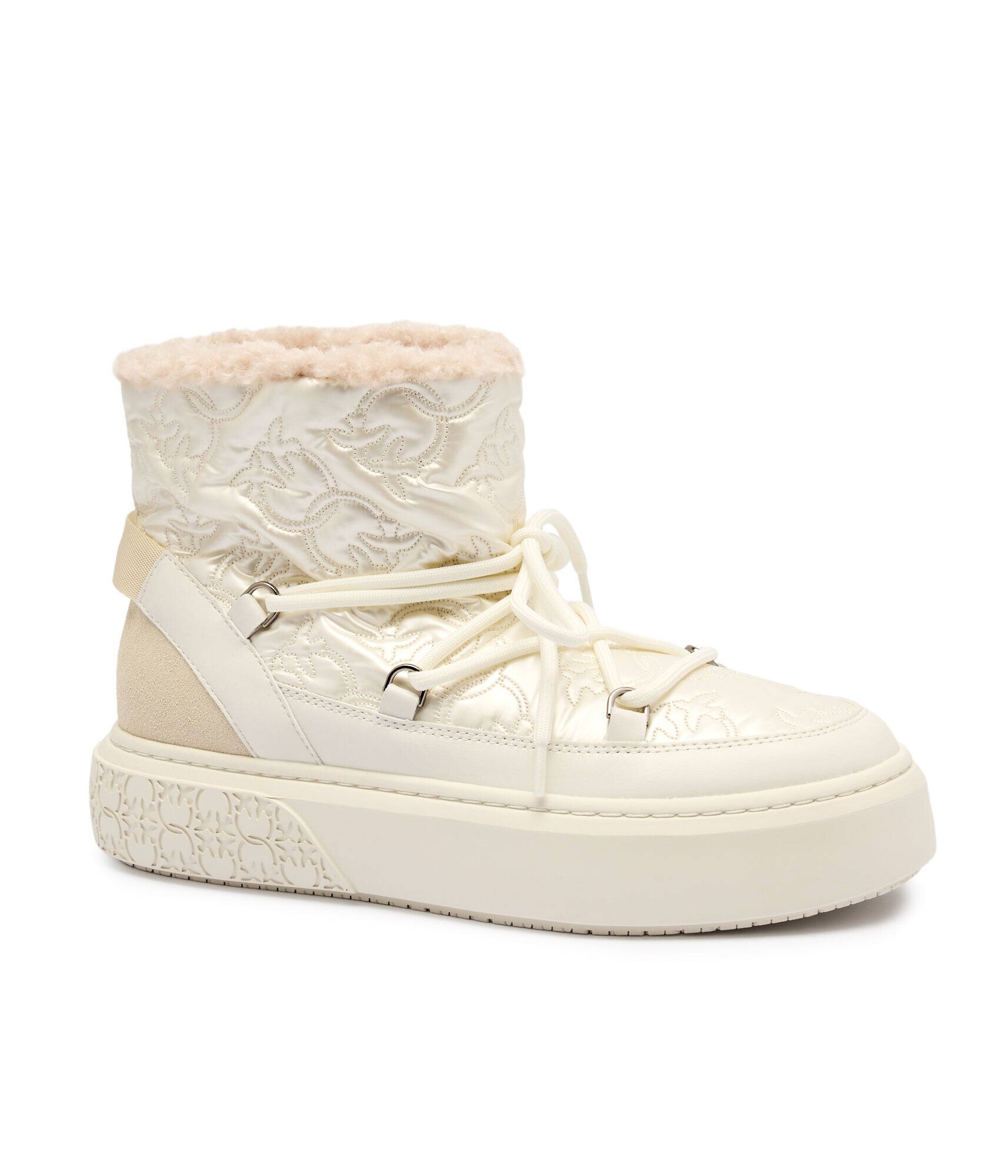 Pinko Bocanci Yoko 19 | shearling cu adaos de piele