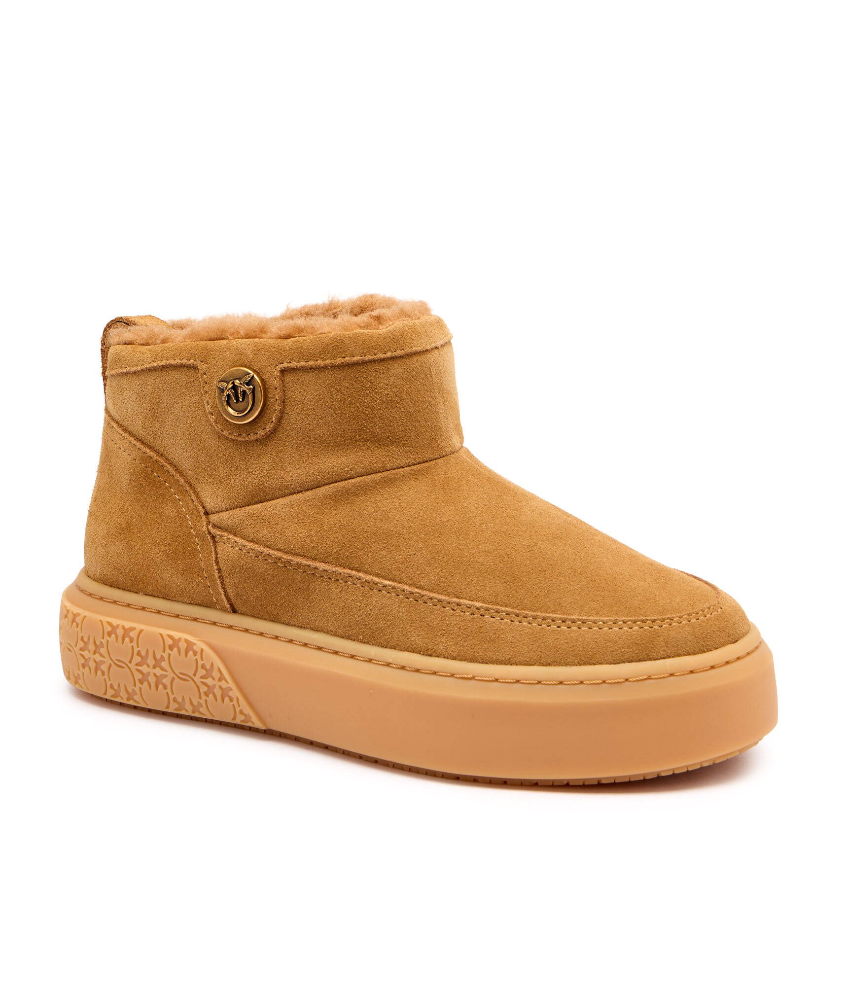 Pinko Bocanci Yoko 22 | shearling | zamsz