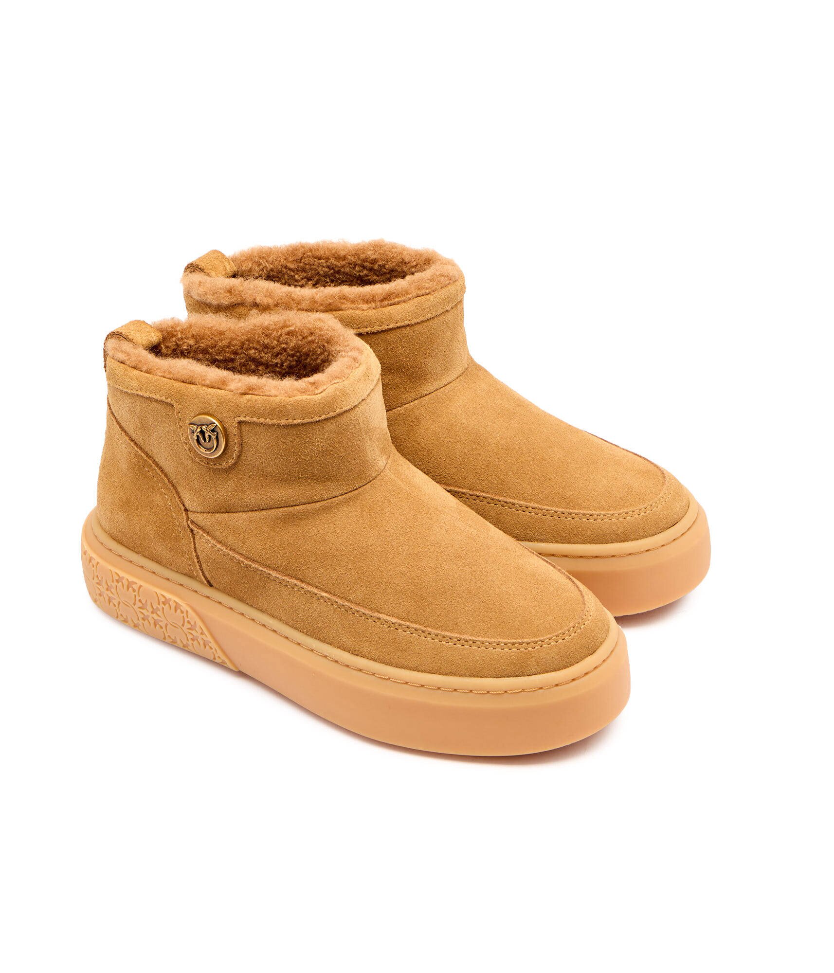 Pinko Bocanci Yoko 22 | shearling | zamsz