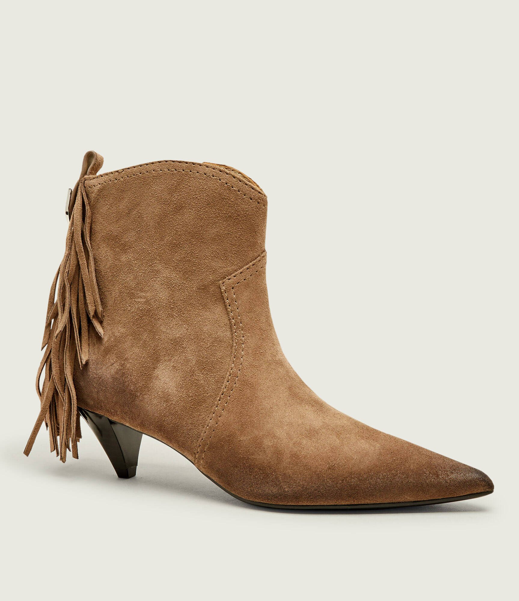 Pinko Botine cu toc Didi 01 | piele întoarsă