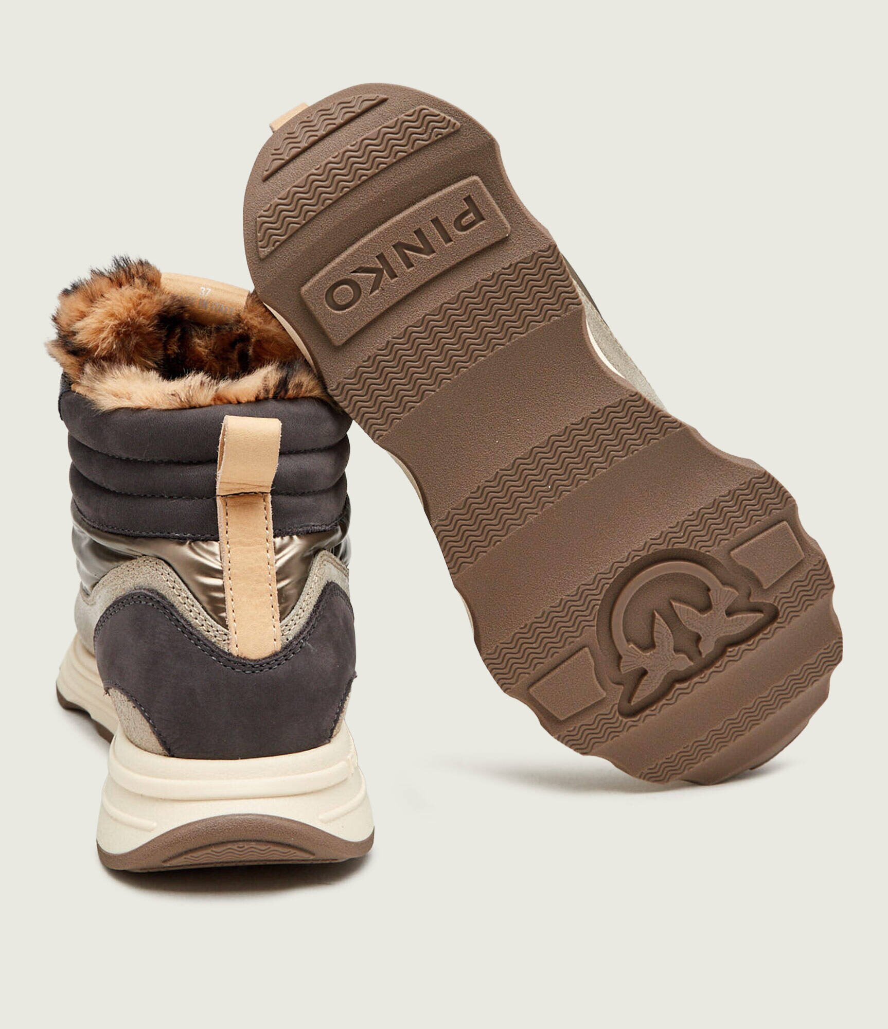 Pinko Căptușite sneakers Zoe 22 cu adaos de piele