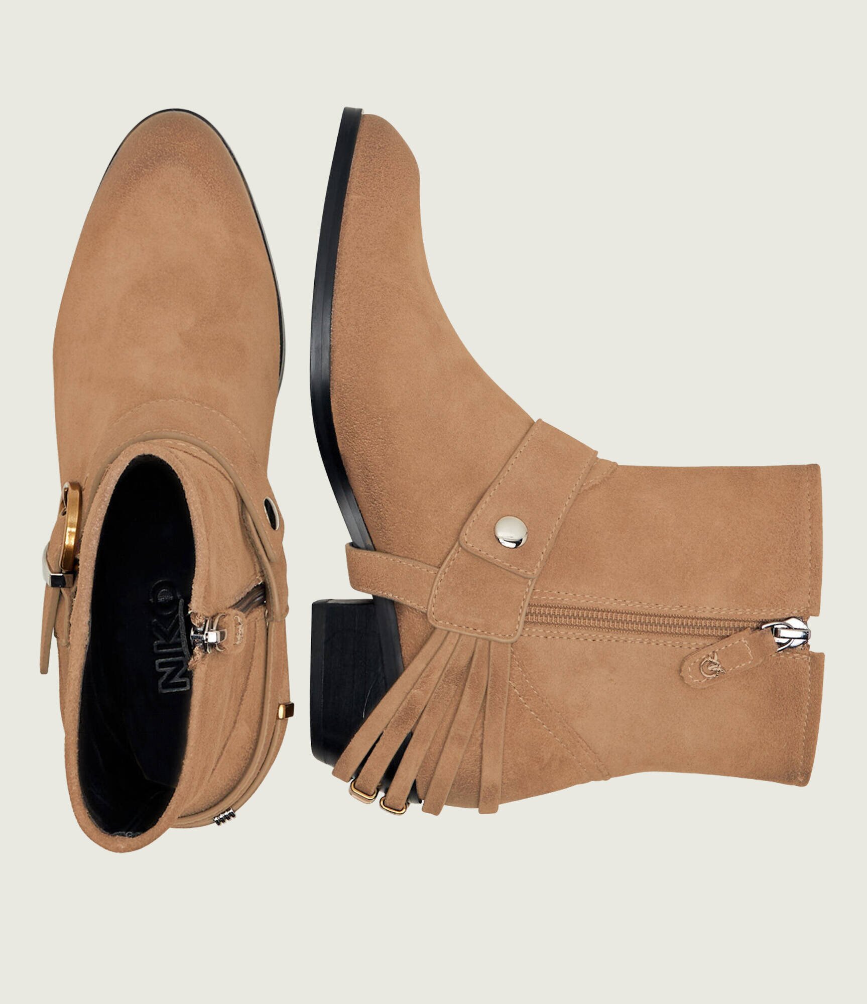 Pinko Cizme cowboy Jane 07 | piele întoarsă