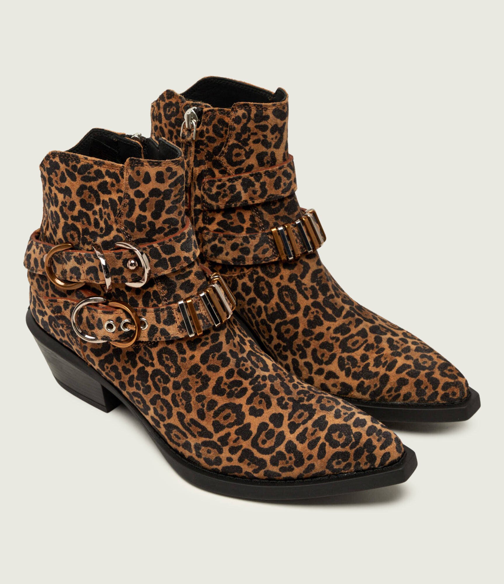 Pinko Cizme cowboy TEX 13 | piele întoarsă