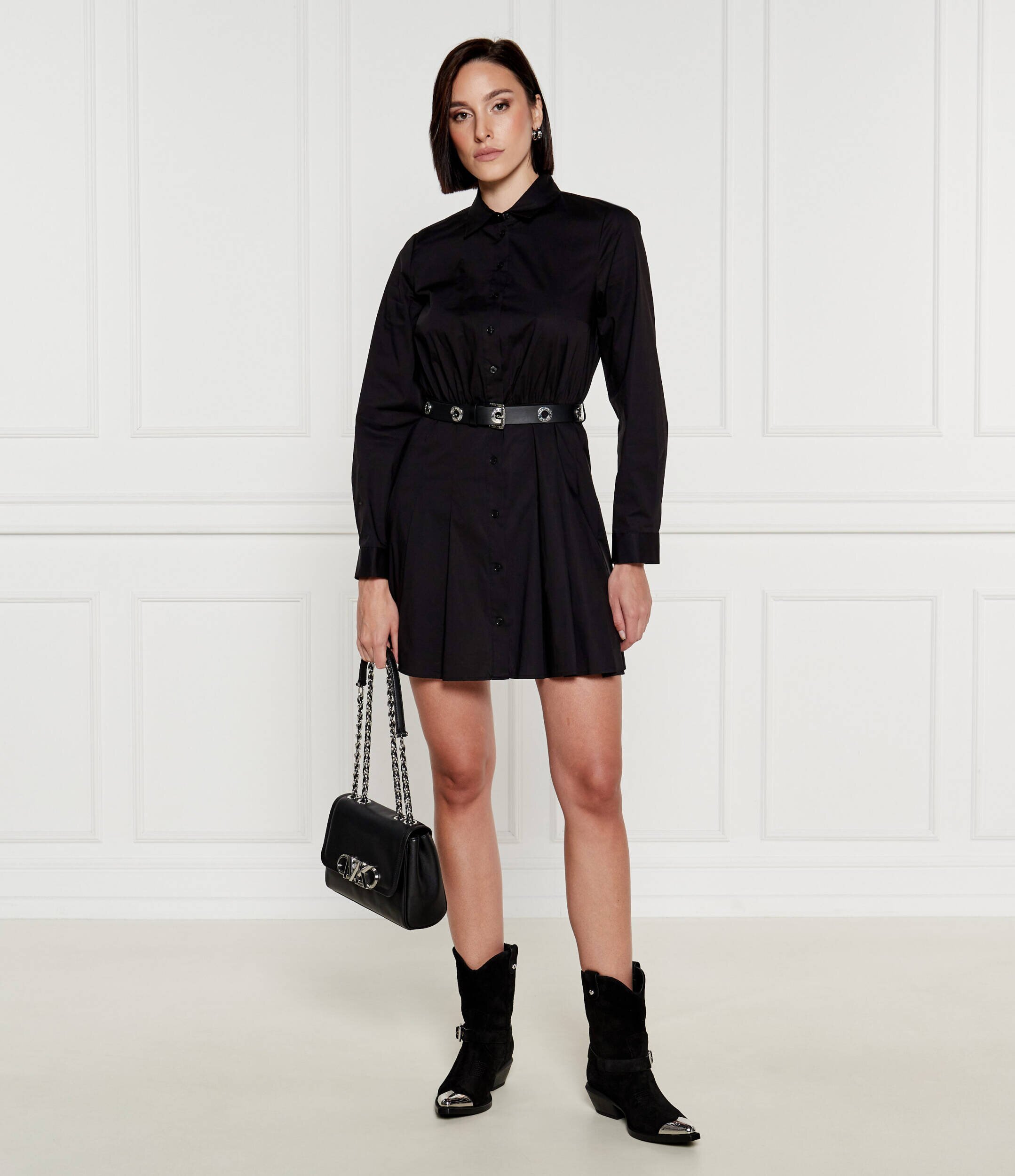 Pinko Cizme cowboy Tex | piele întoarsă