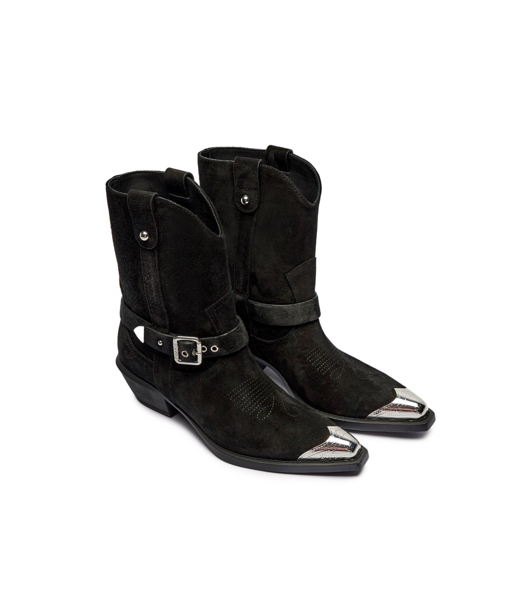 Pinko Cizme cowboy Tex | piele întoarsă