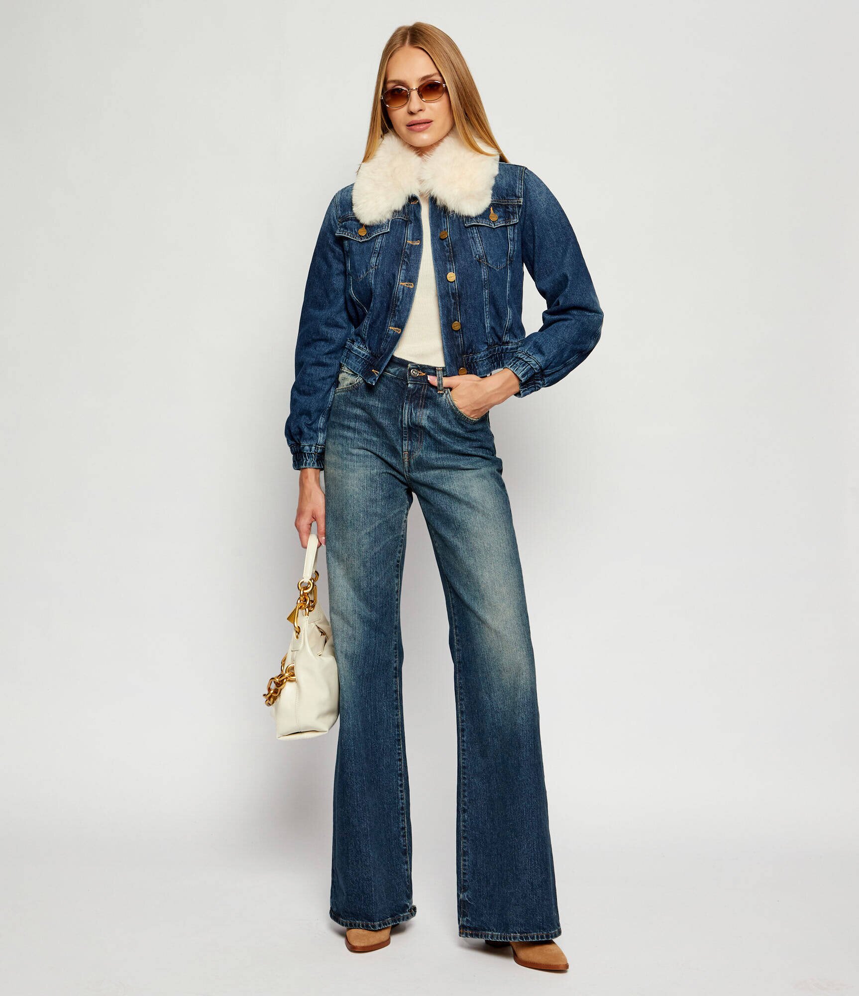 Pinko De blugi geacă BEATO | Cropped Fit
