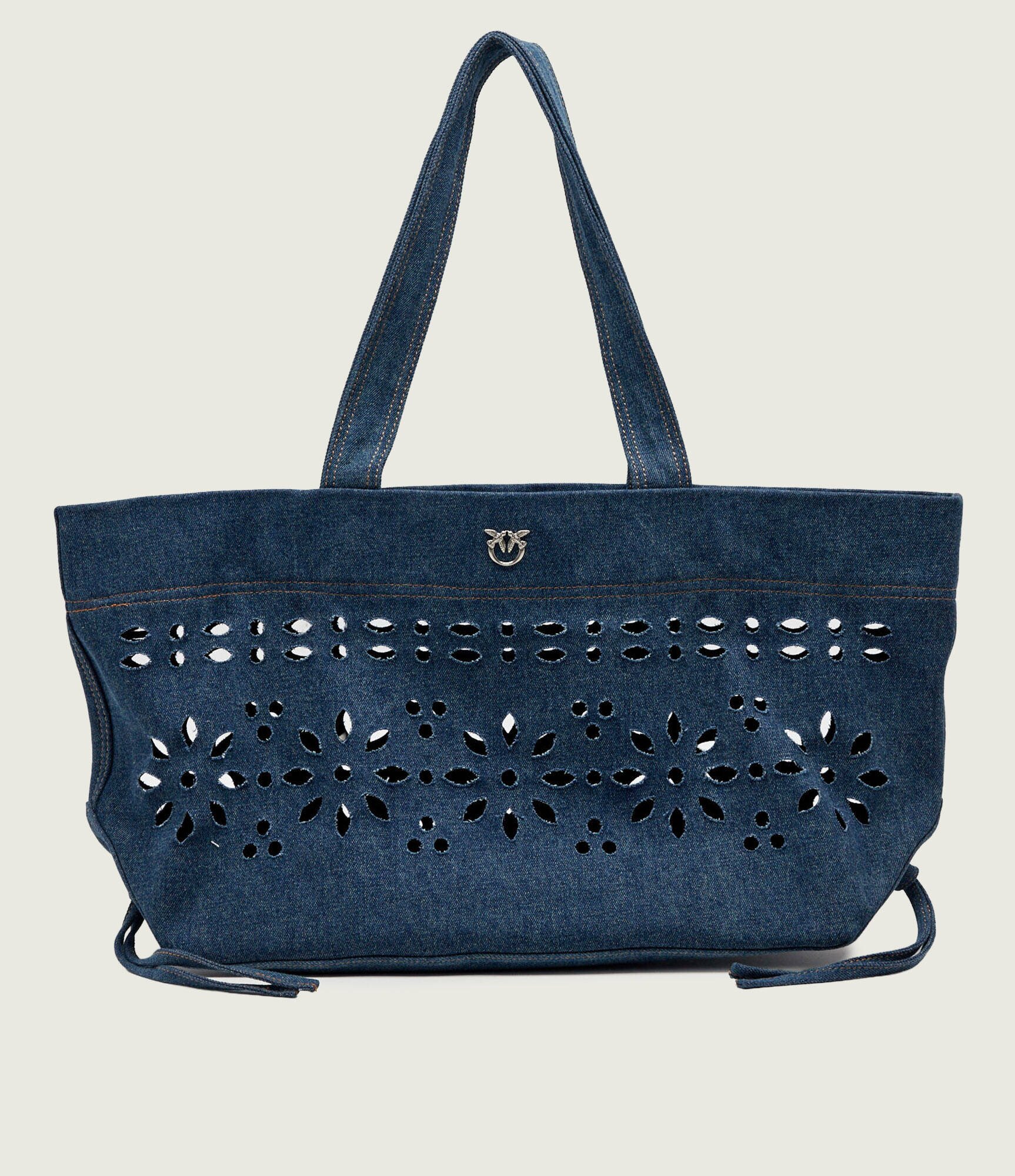 Pinko De blugi geantă shopper + borsetă CLASSIC SANGALLO