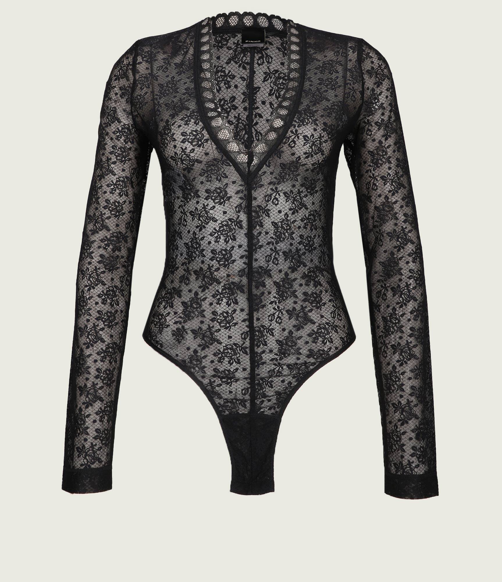 Pinko De dantelă body Lambrusco | Slim Fit