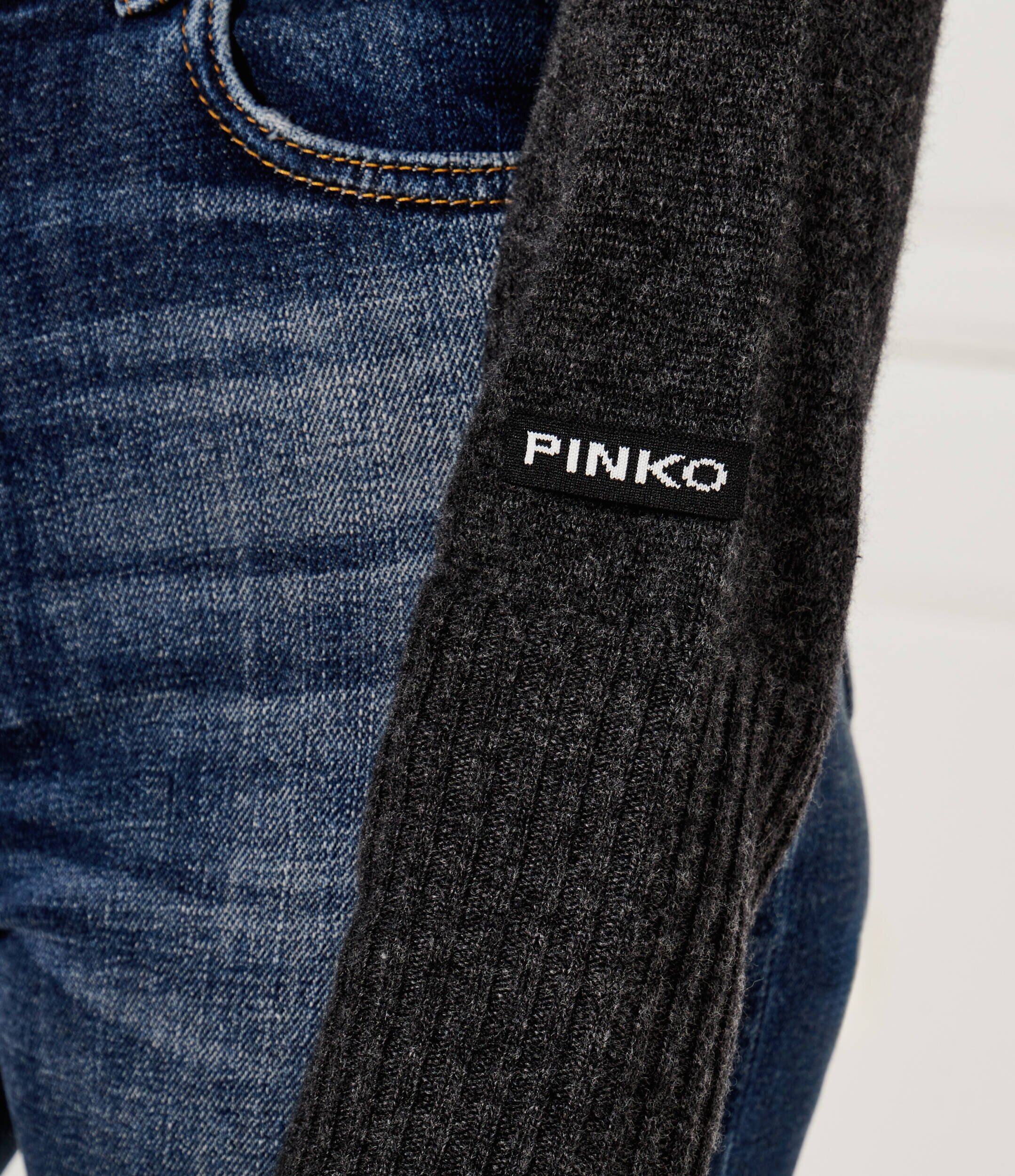 Pinko De lână cardigan CHAUSIE | Cropped Fit cu adaos de cașmir