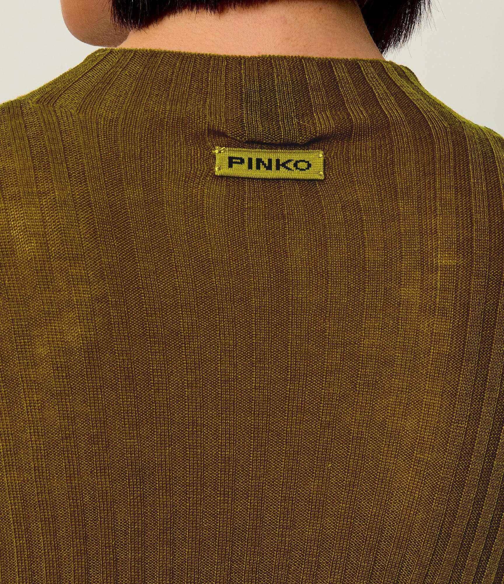 Pinko De lână guler înalt Muggito | Slim Fit