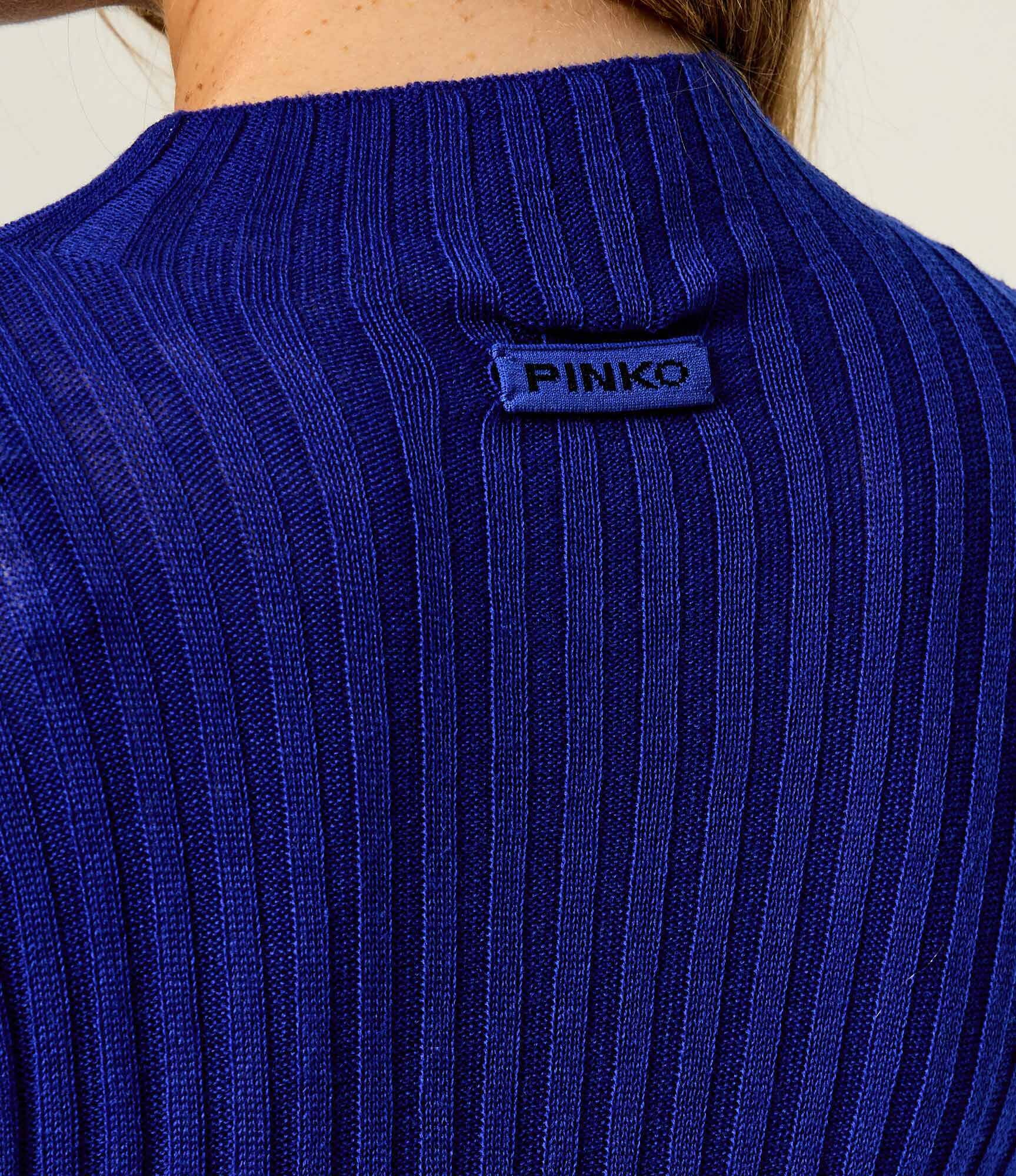 Pinko De lână guler înalt Muggito | Slim Fit