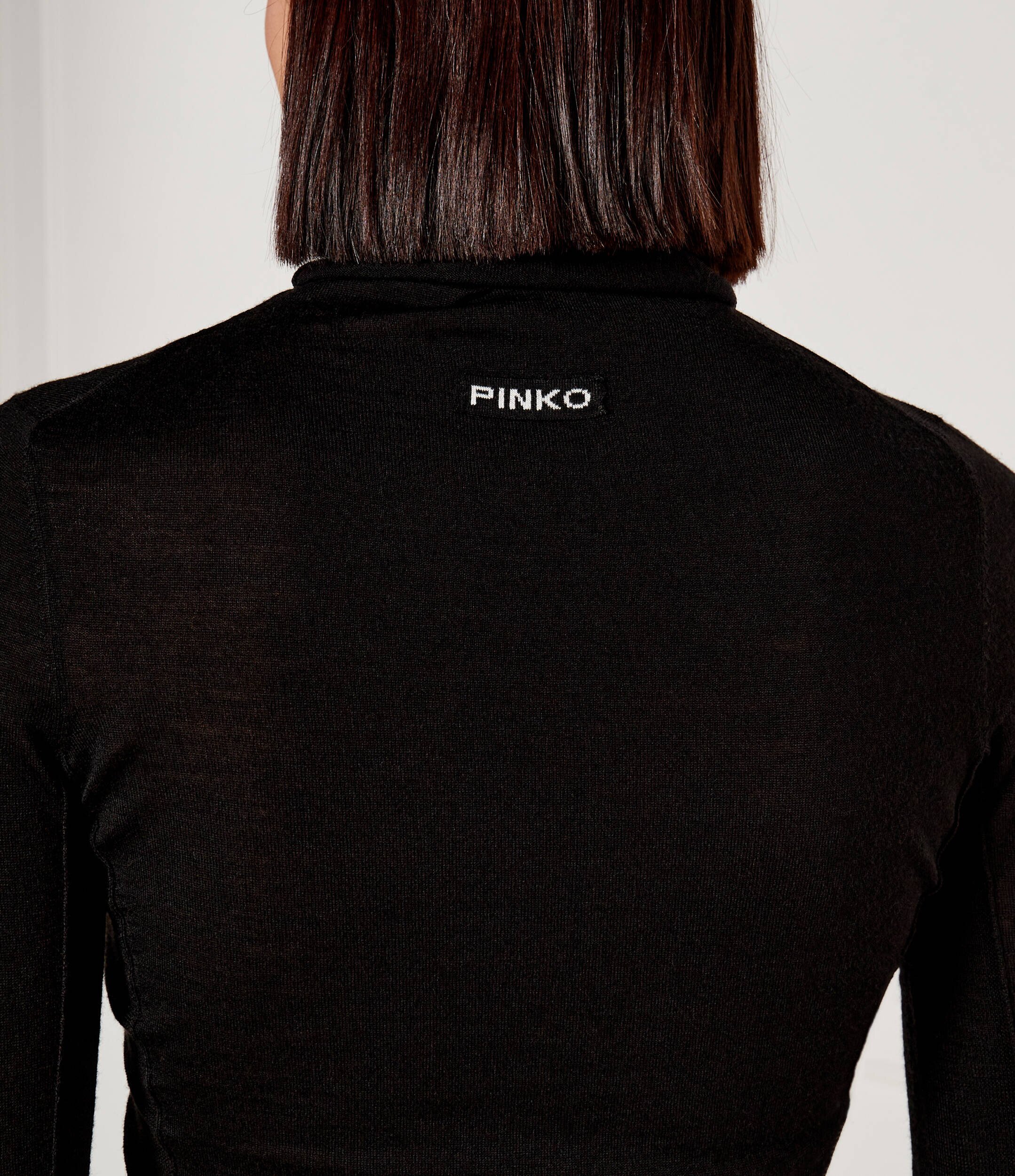 Pinko De lână maletă Sacro | Slim Fit cu adaos de mătase