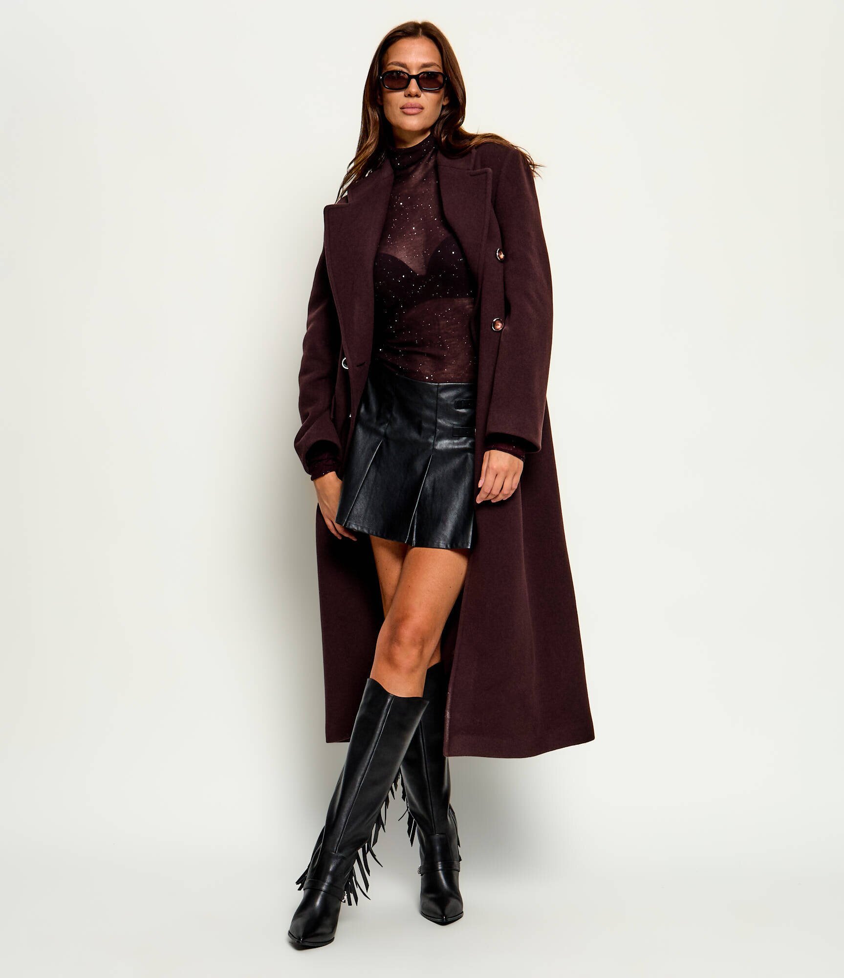 Pinko De lână maletă | Slim Fit