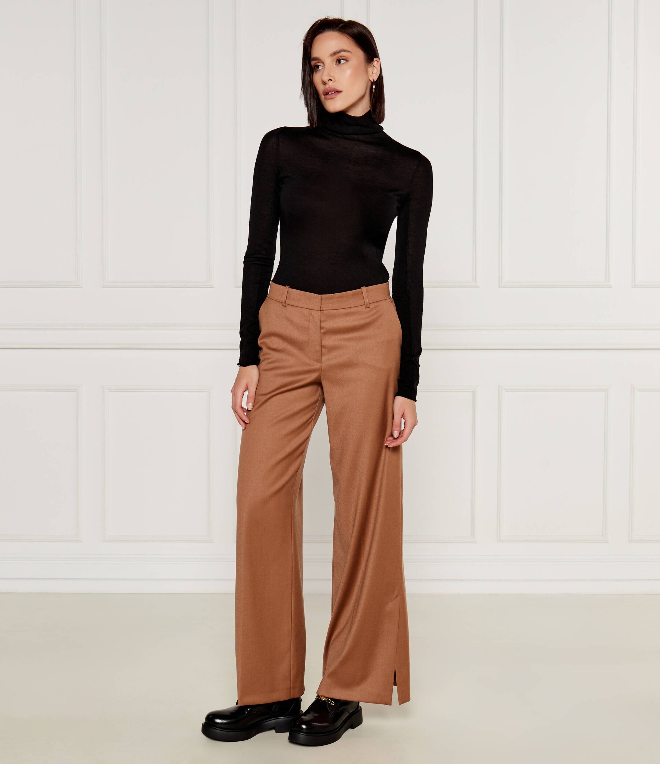 Pinko De lână pantaloni BENEDETTI | flare fit