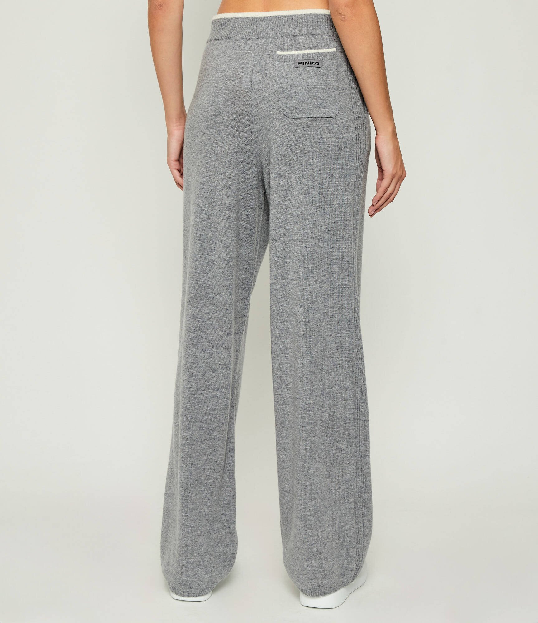 Pinko De lână pantaloni de tricot Veraguas | Relaxed fit cu adaos de cașmir