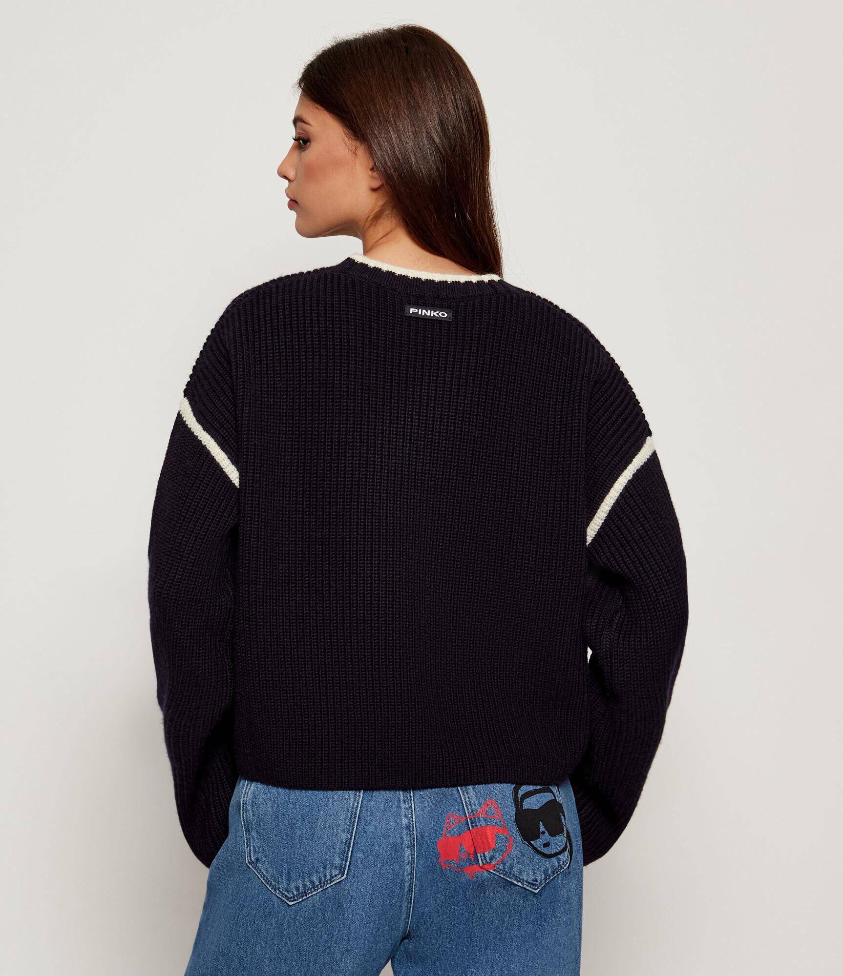 Pinko De lână pulover ALICUDI | Loose fit
