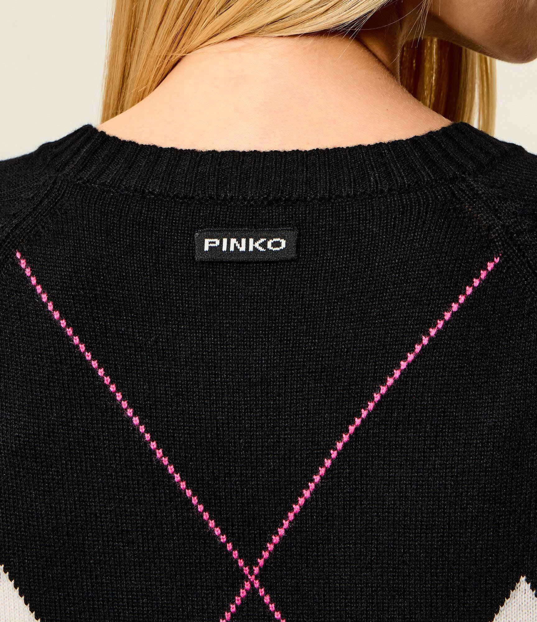 Pinko De lână pulover Berna | Relaxed fit cu adaos de cașmir