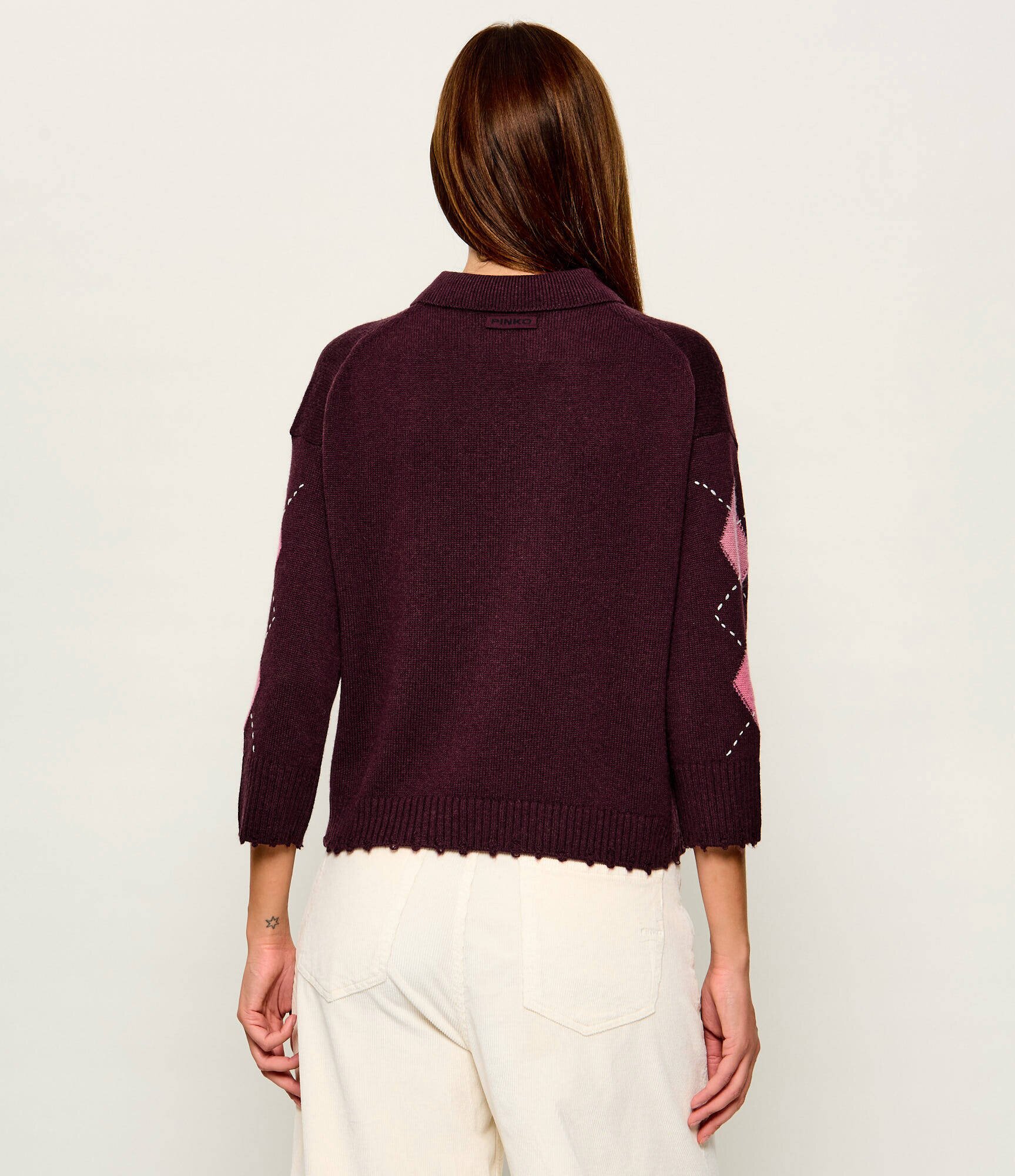 Pinko De lână pulover Cork | Loose fit cu adaos de cașmir