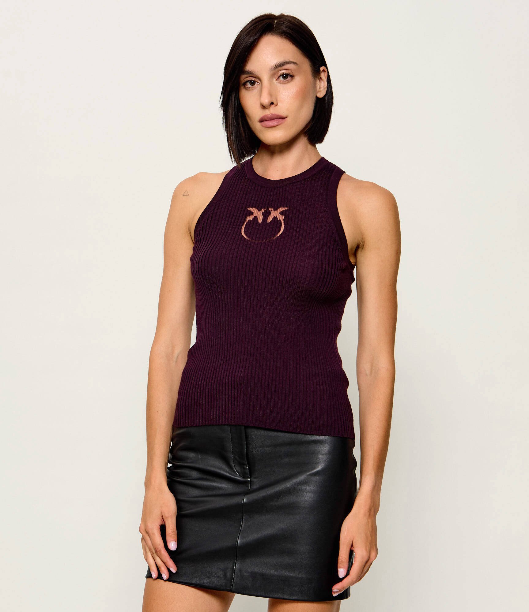 Pinko De lână top Newcastle | Slim Fit