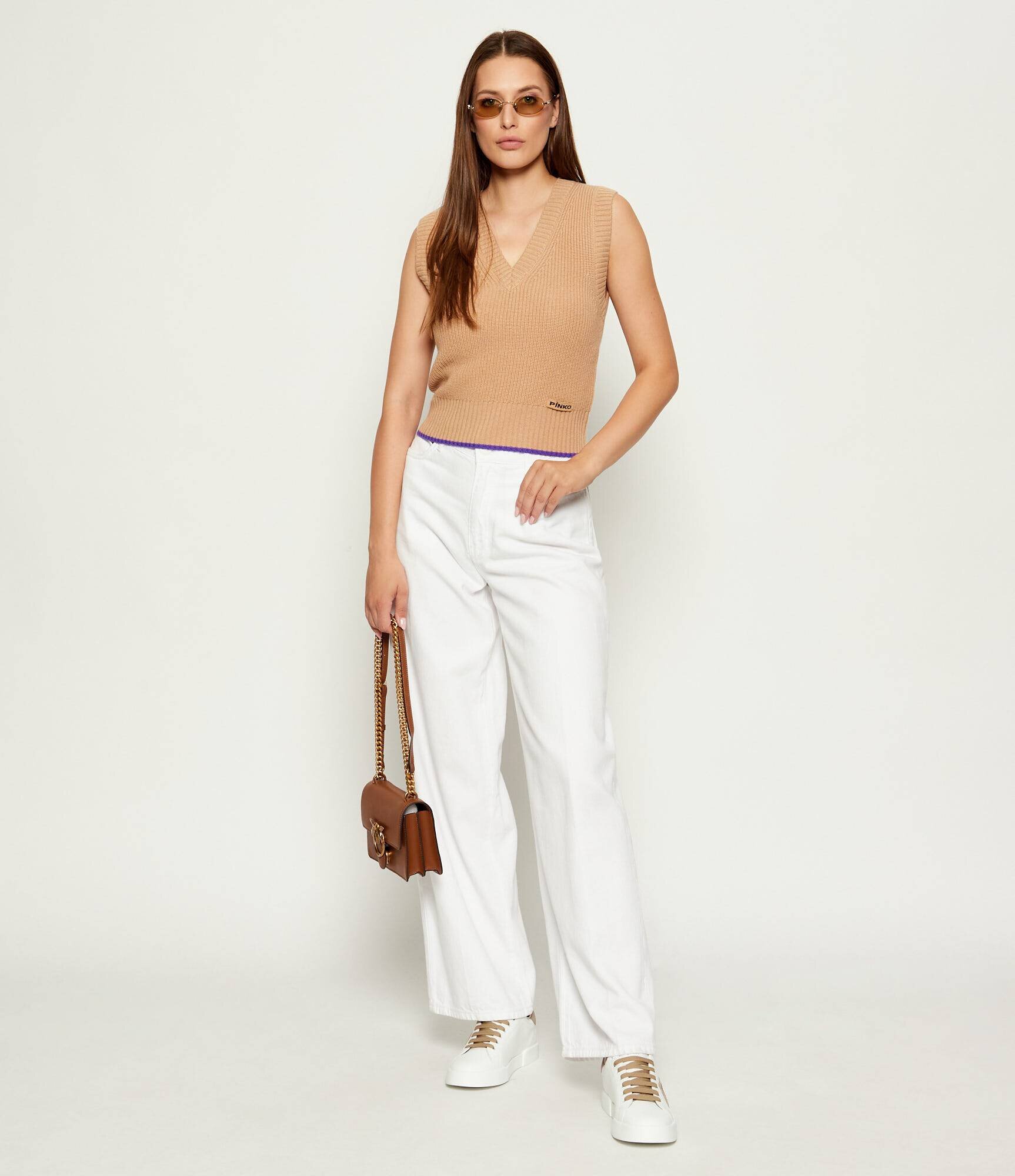 Pinko De lână vestă Stagnone | regular fit cu adaos de cașmir