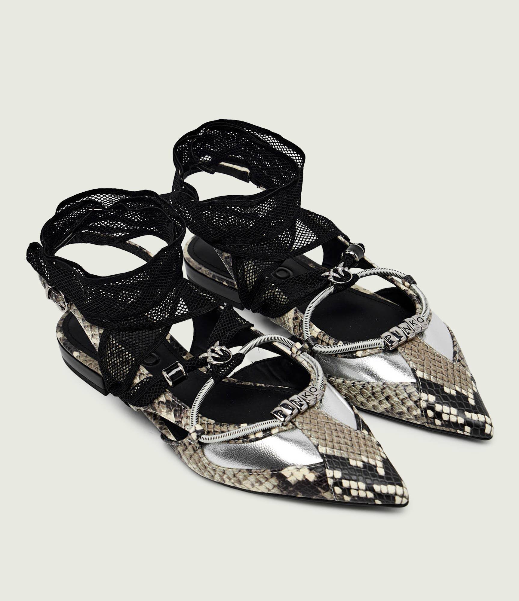 Pinko De piele balerini Gianira 30