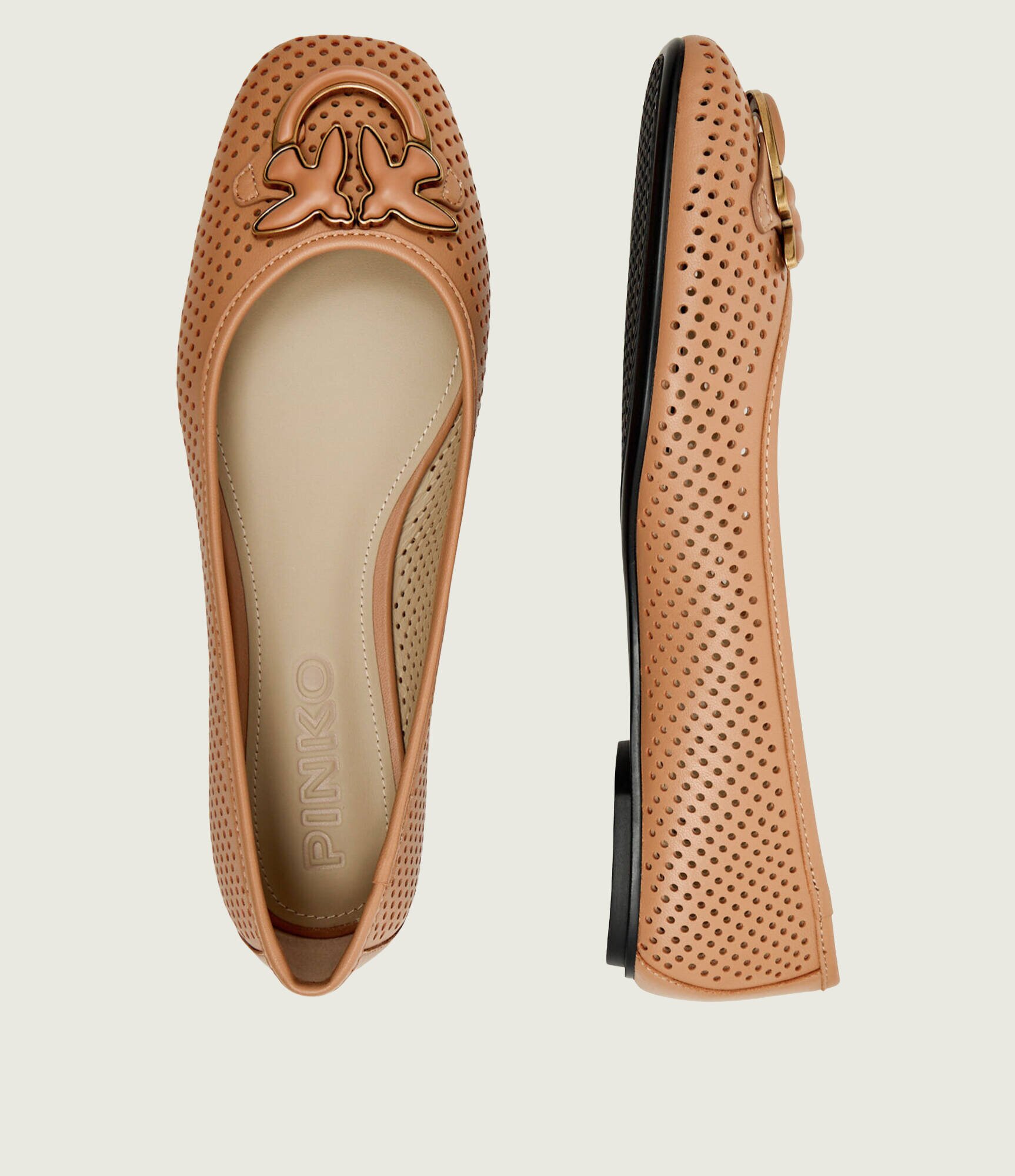 Pinko De piele balerini MAX 11