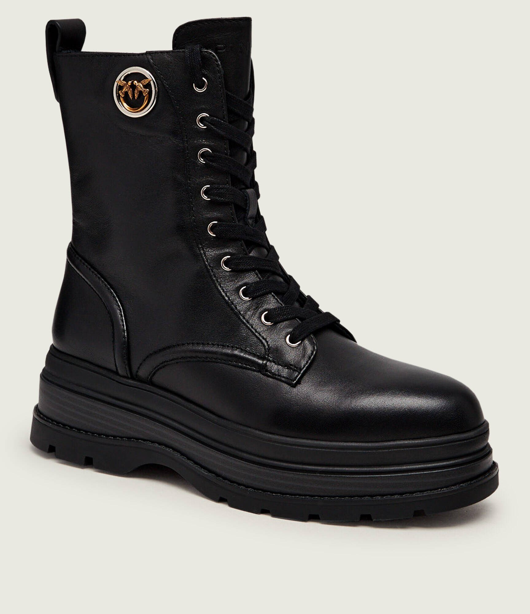 Pinko De piele botine cu platformă Eva 05