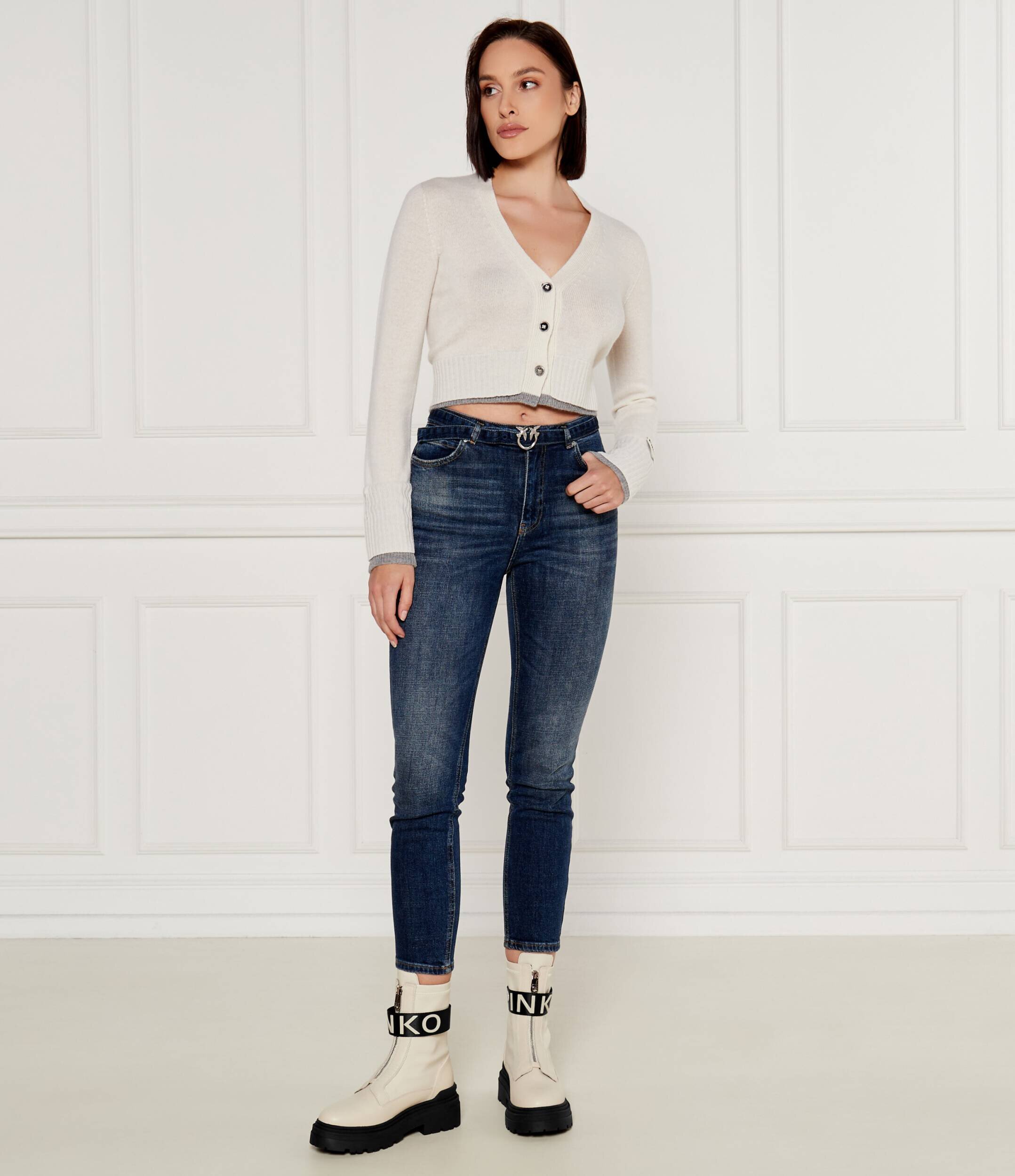 Pinko De piele botine cu platformă Mia 13