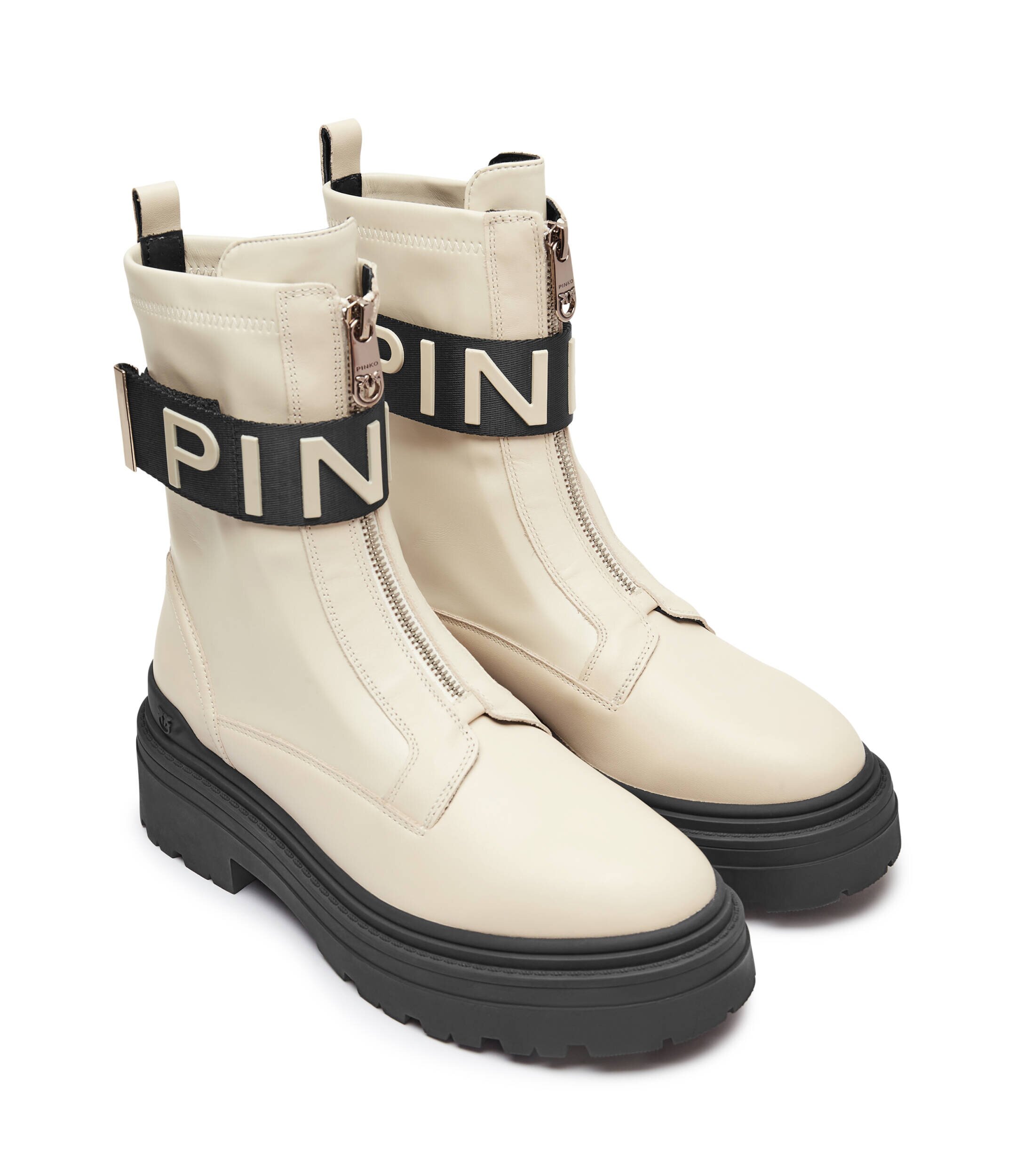 Pinko De piele botine cu platformă Mia 13