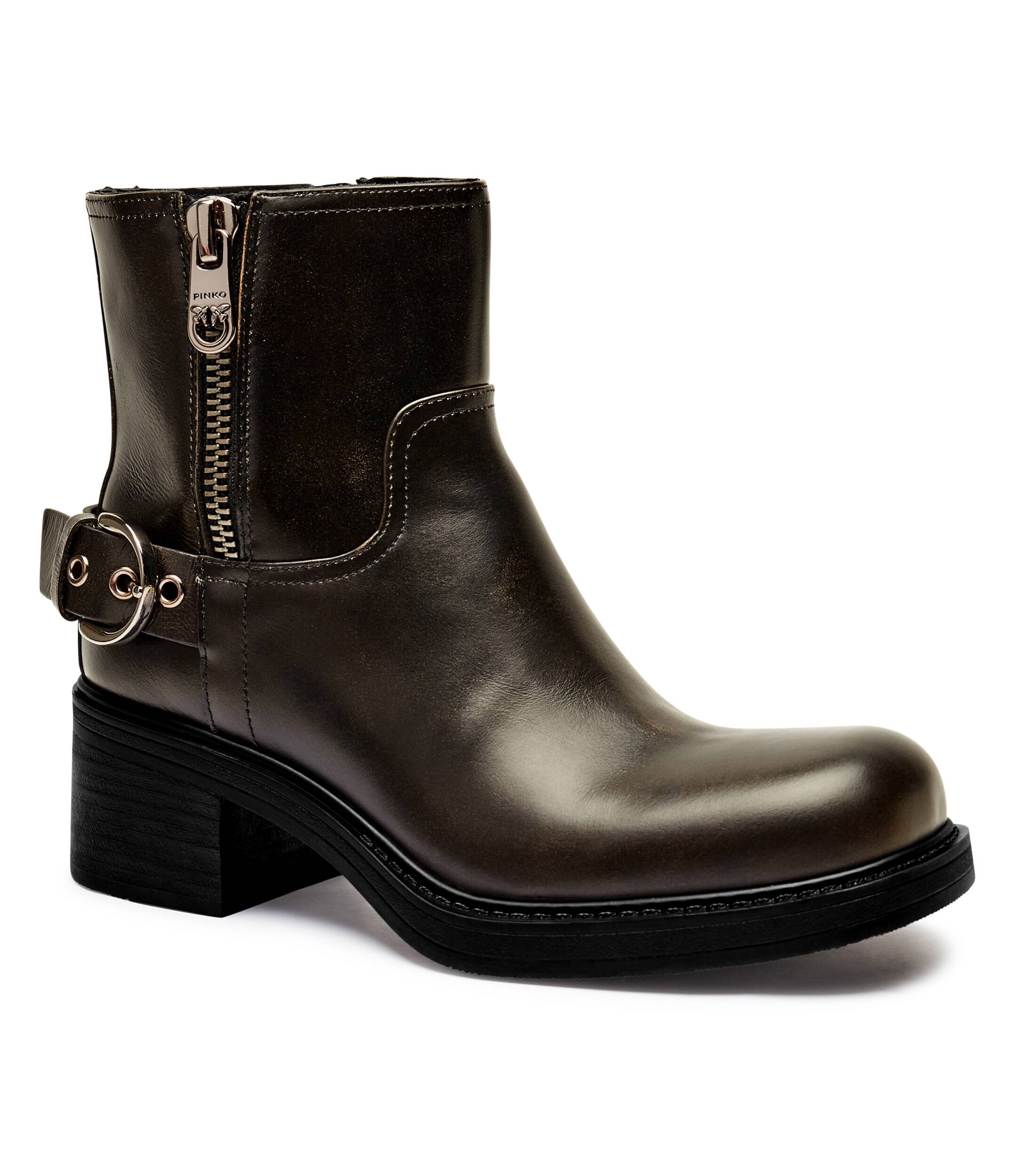 Pinko De piele botine cu toc Alys 05