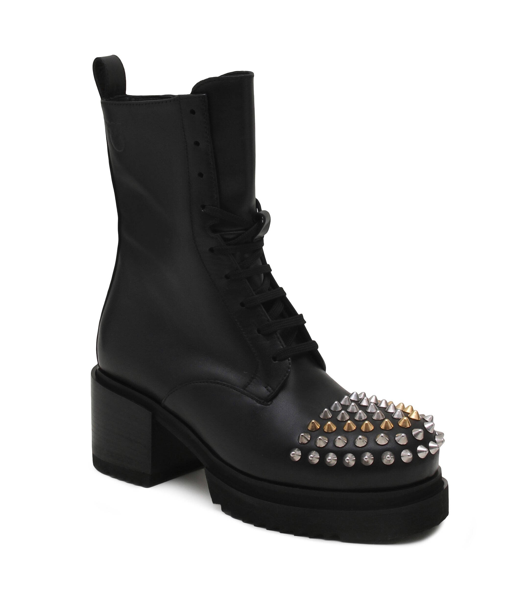 Pinko De piele botine cu toc Berio