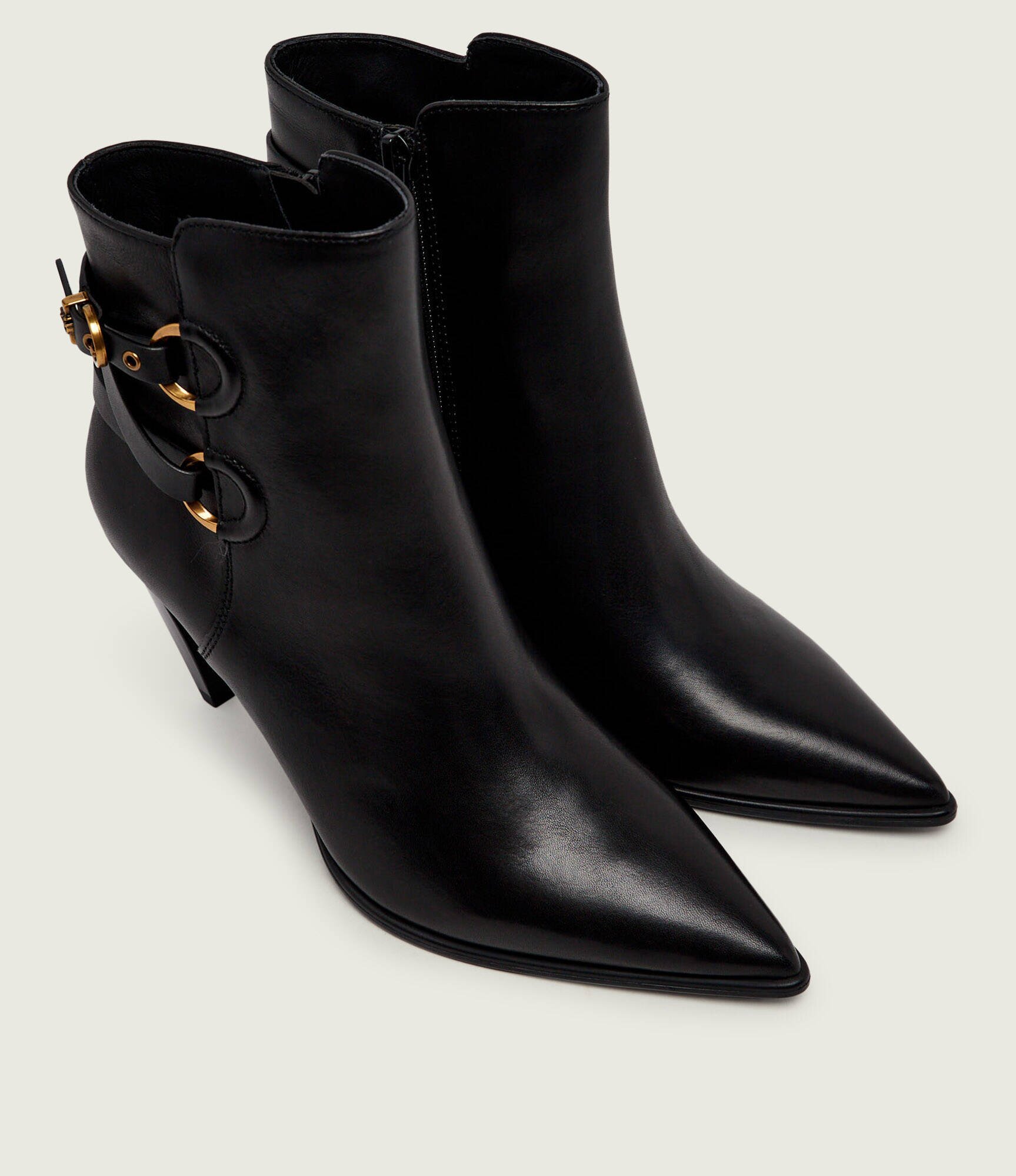 Pinko De piele botine cu toc Vane 01