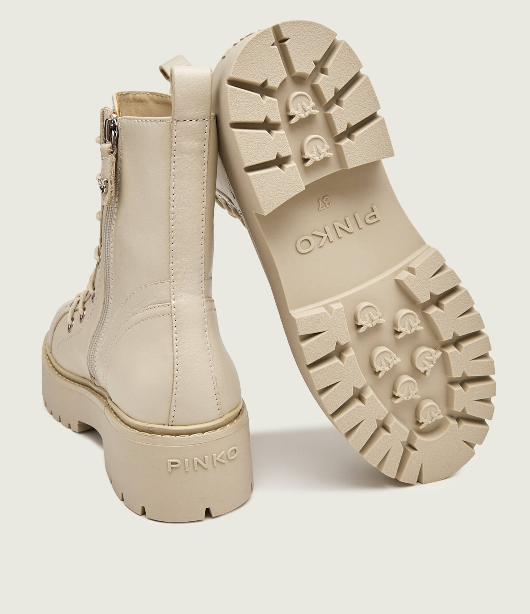 Pinko De piele botine Margaret 06