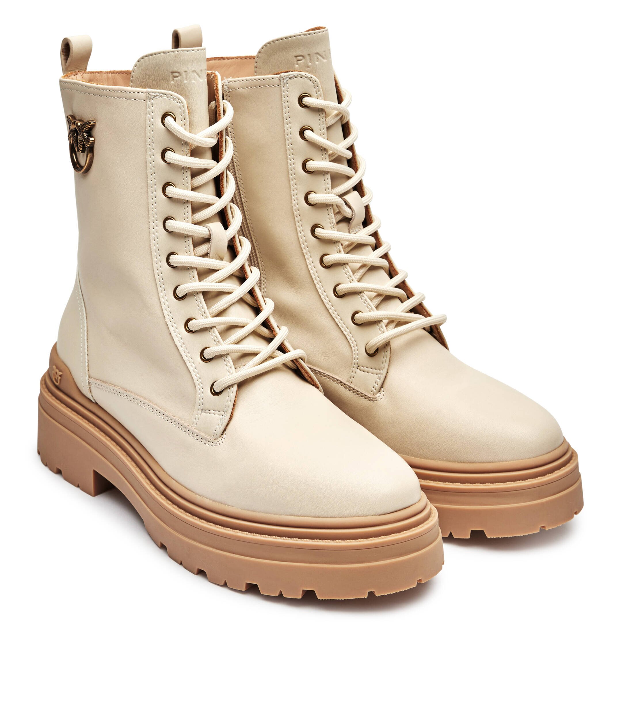 Pinko De piele botine Mia 11