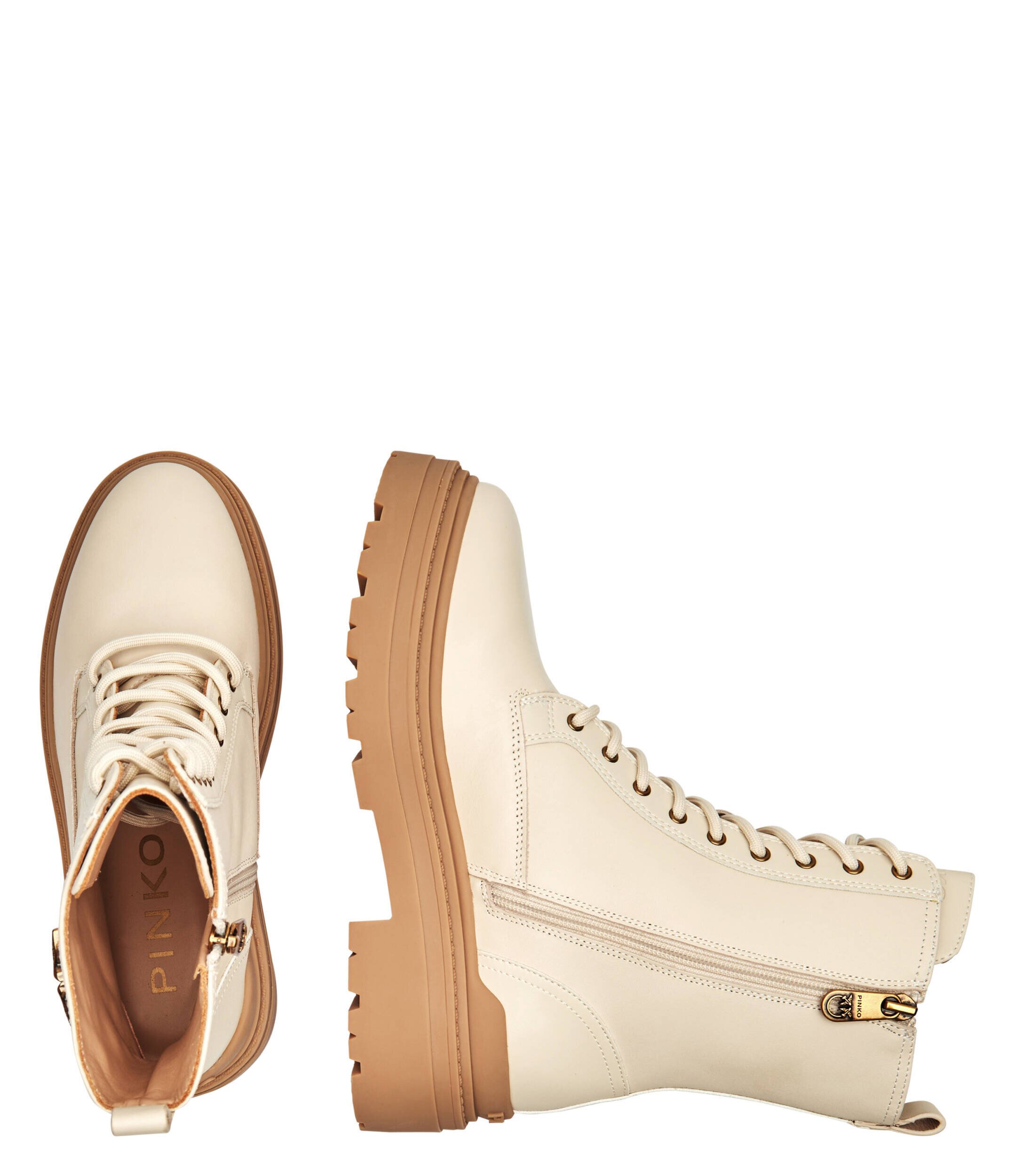 Pinko De piele botine Mia 11