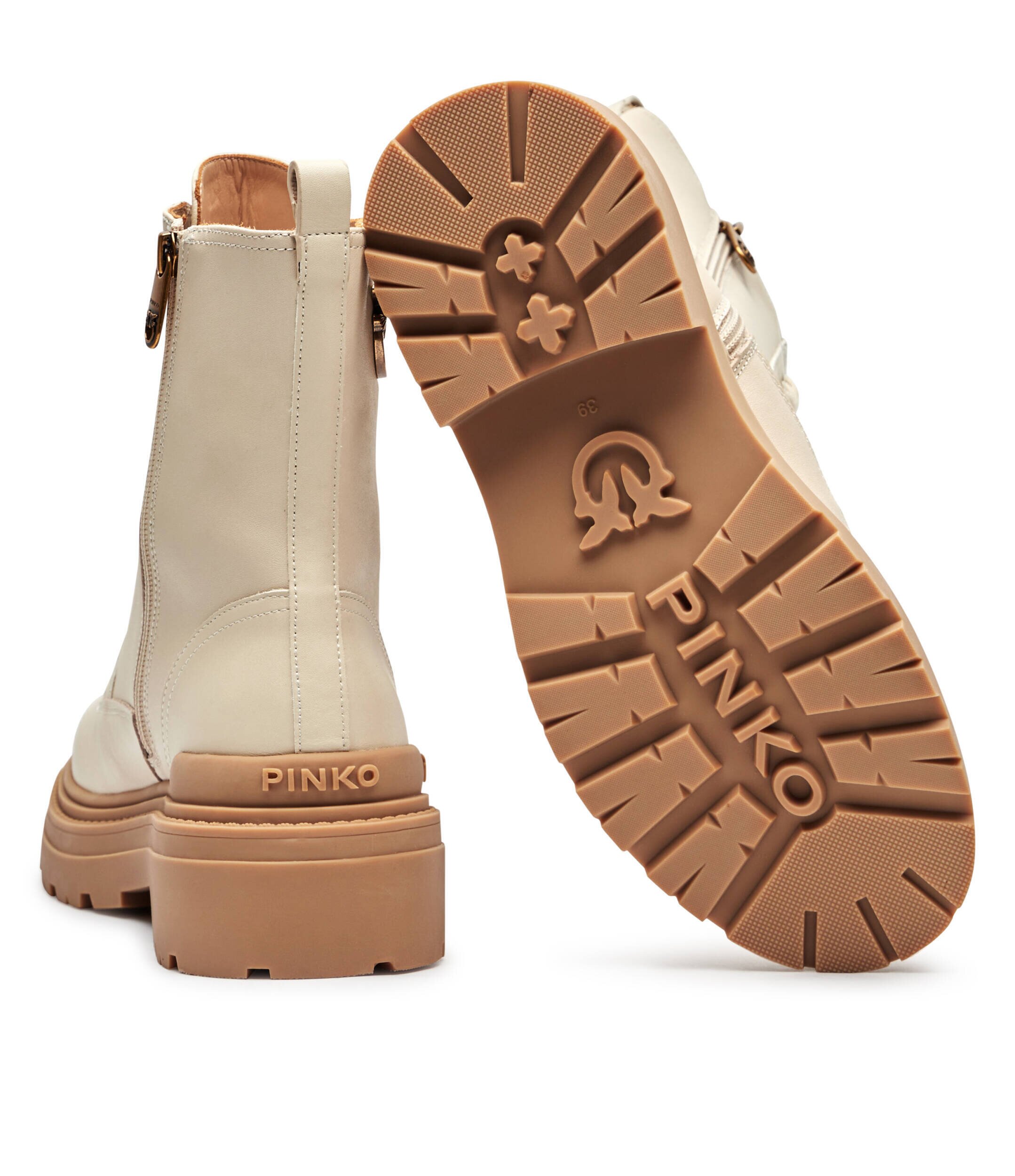 Pinko De piele botine Mia 11