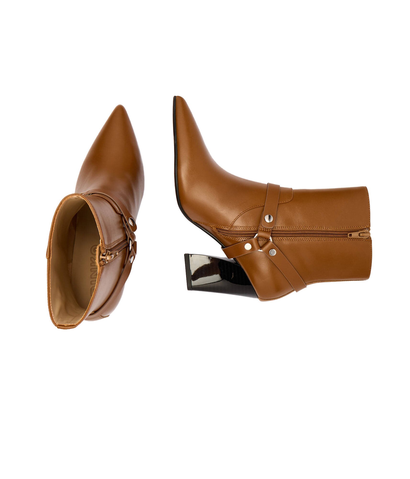 Pinko De piele cizme cowboy Viola 02