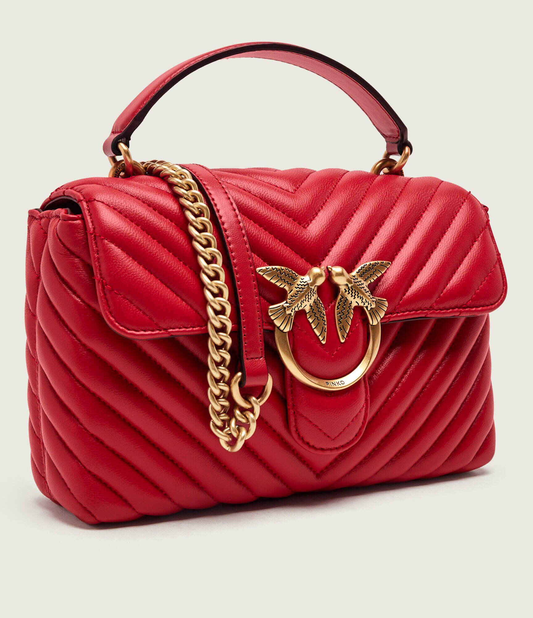 Pinko De piele cufăr Love Lady Puff