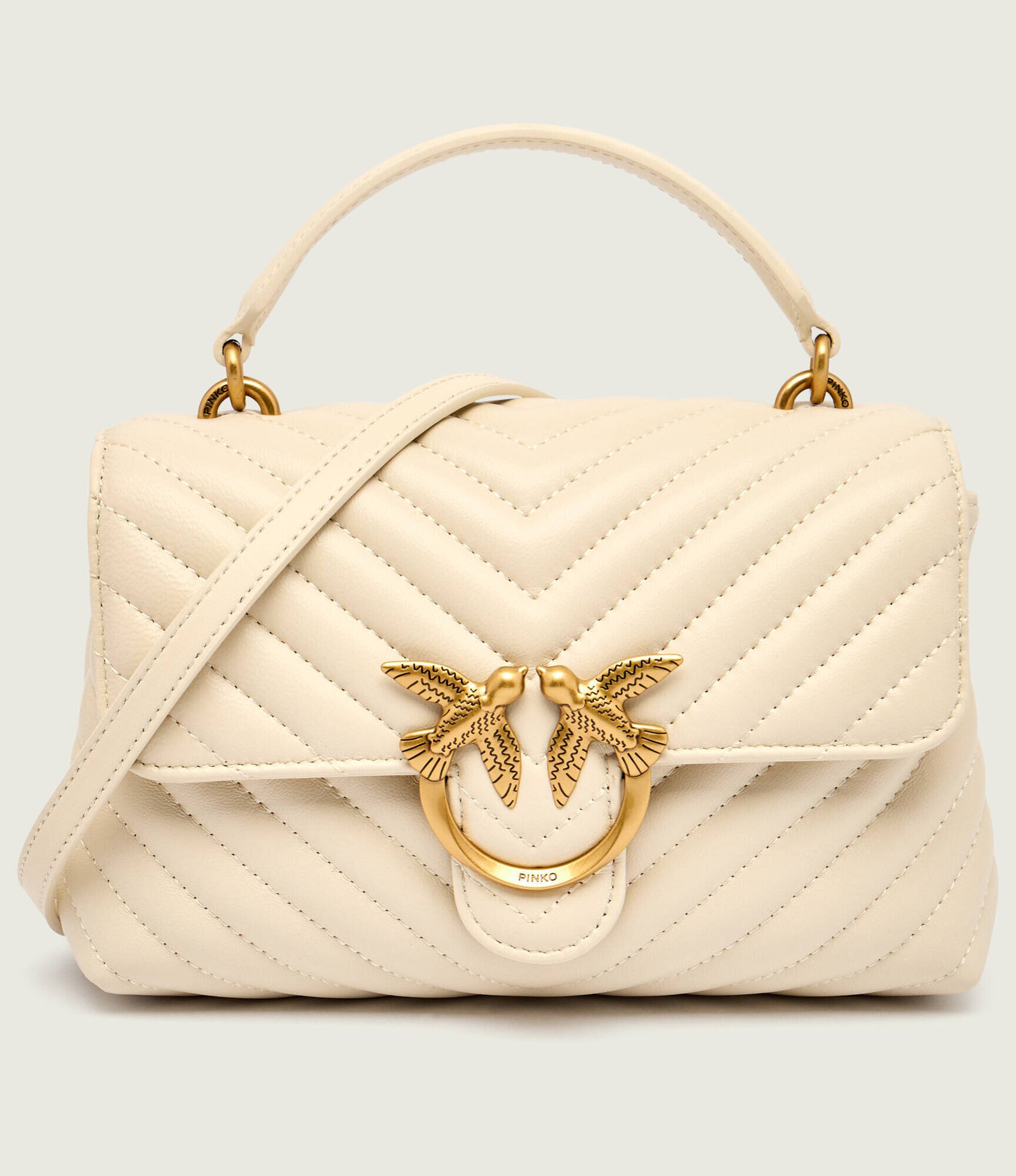 Pinko De piele cufăr LOVE LADY PUFF