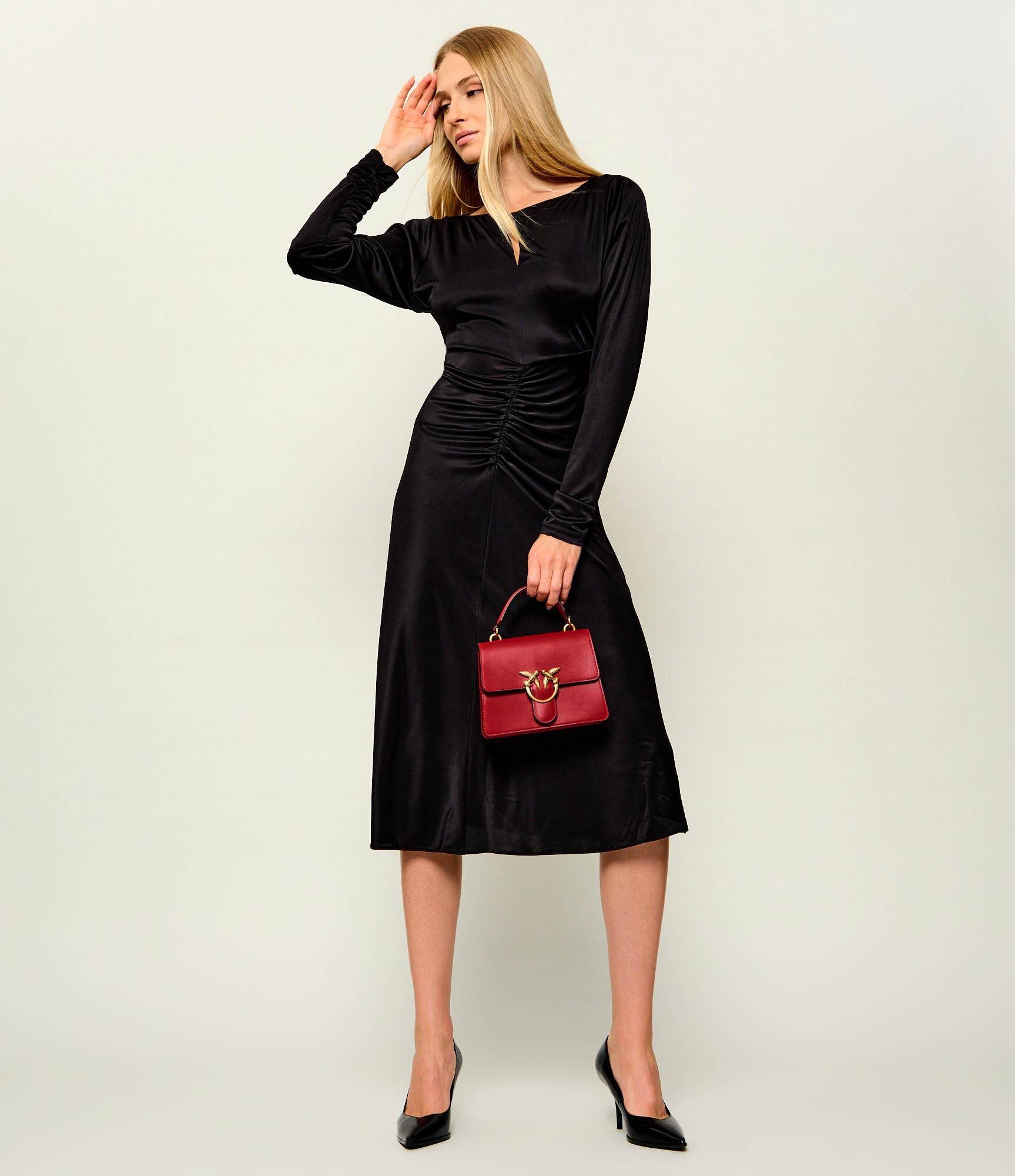 Pinko De piele cufăr Love One Mini