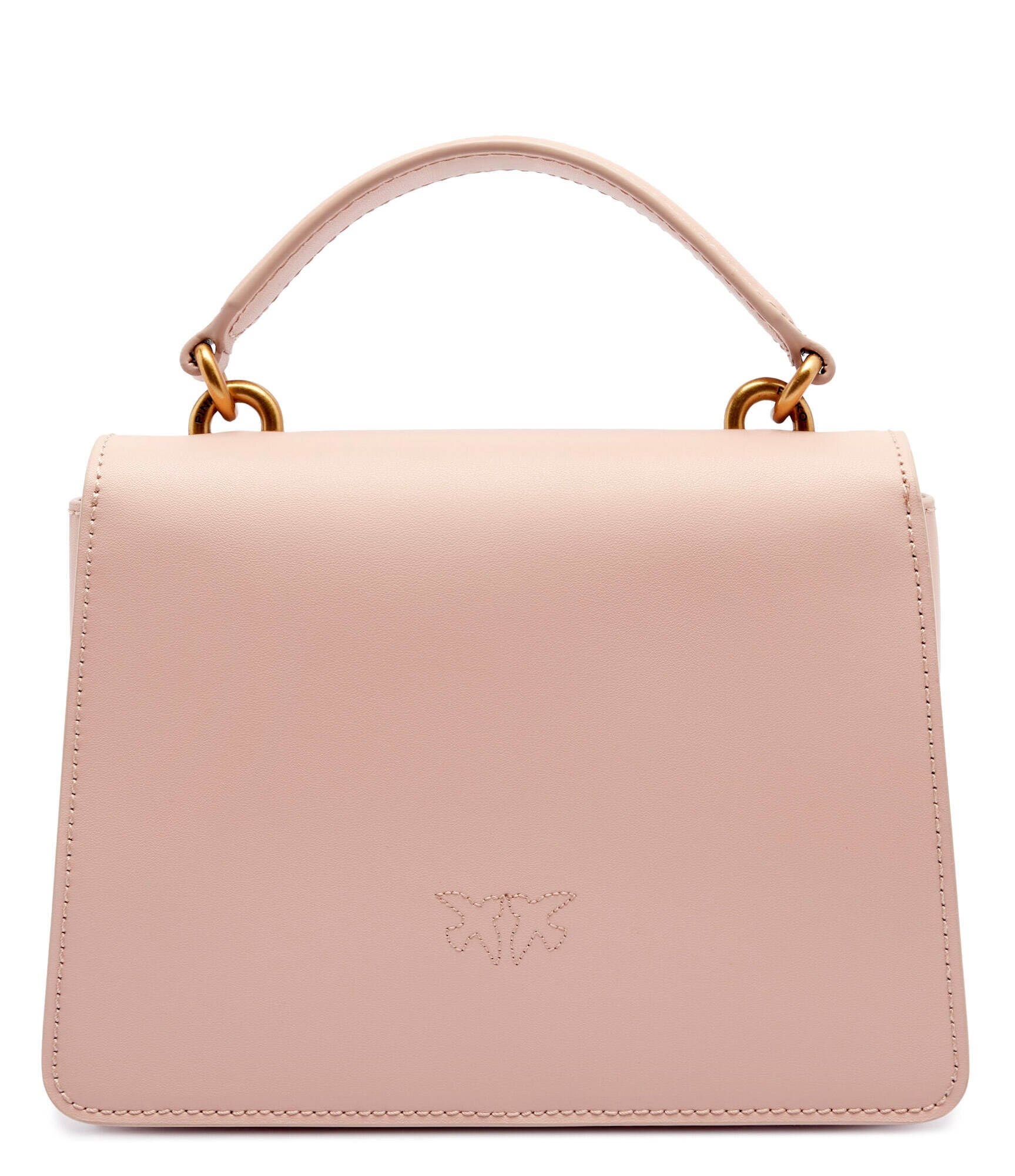 Pinko De piele cufăr Love One Top Handle Mini Light