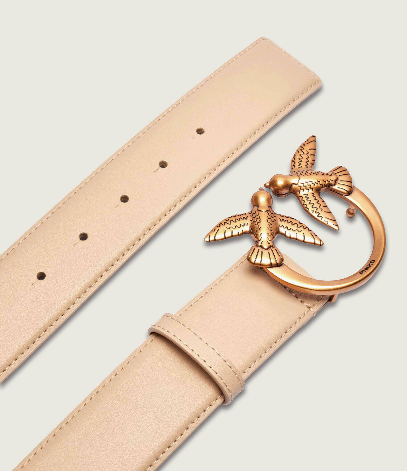 Pinko De piele curea LOVE BERRY H4 BELT VITELLO SET