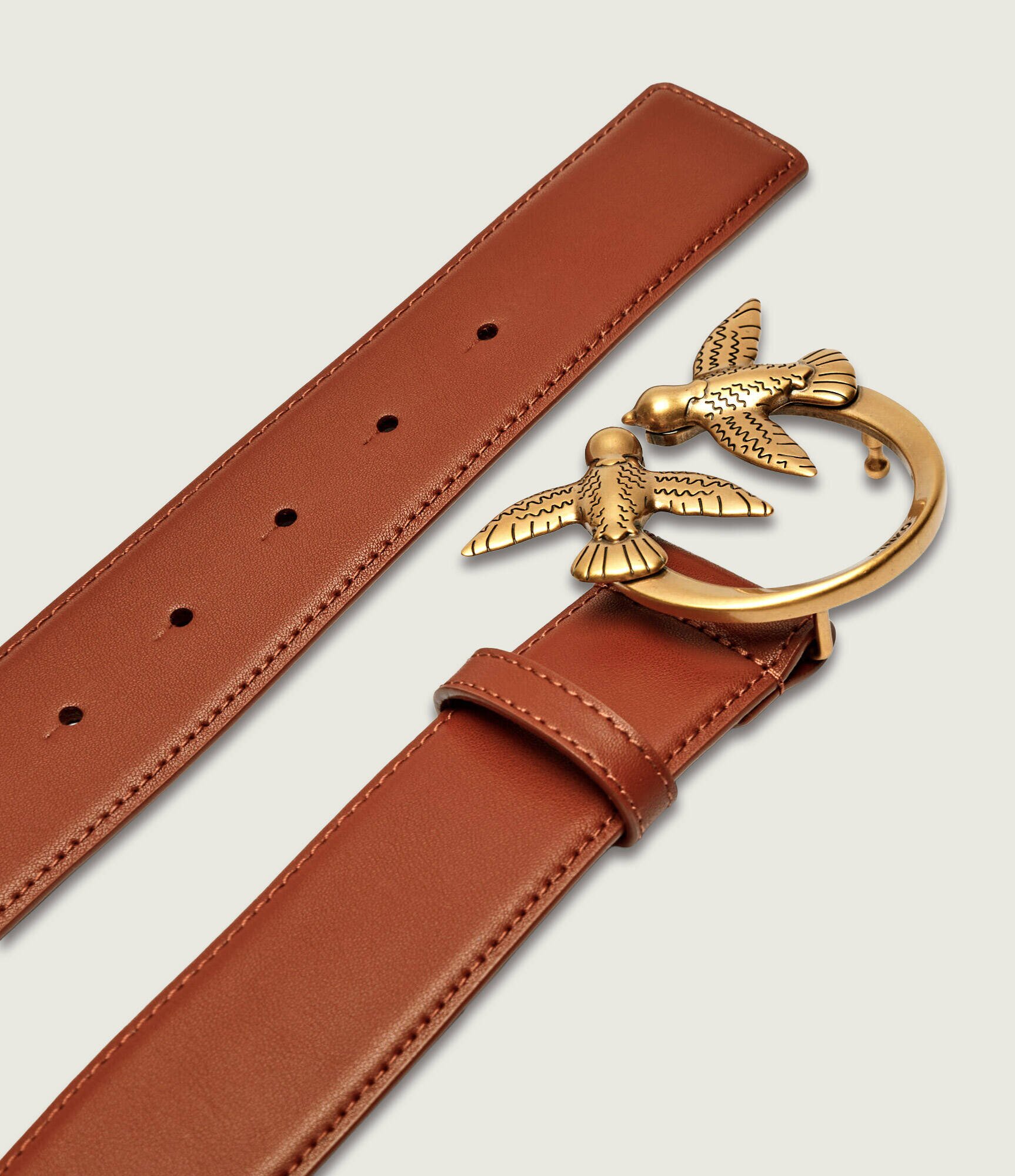 Pinko De piele curea LOVE BERRY H4 BELT VITELLO SET