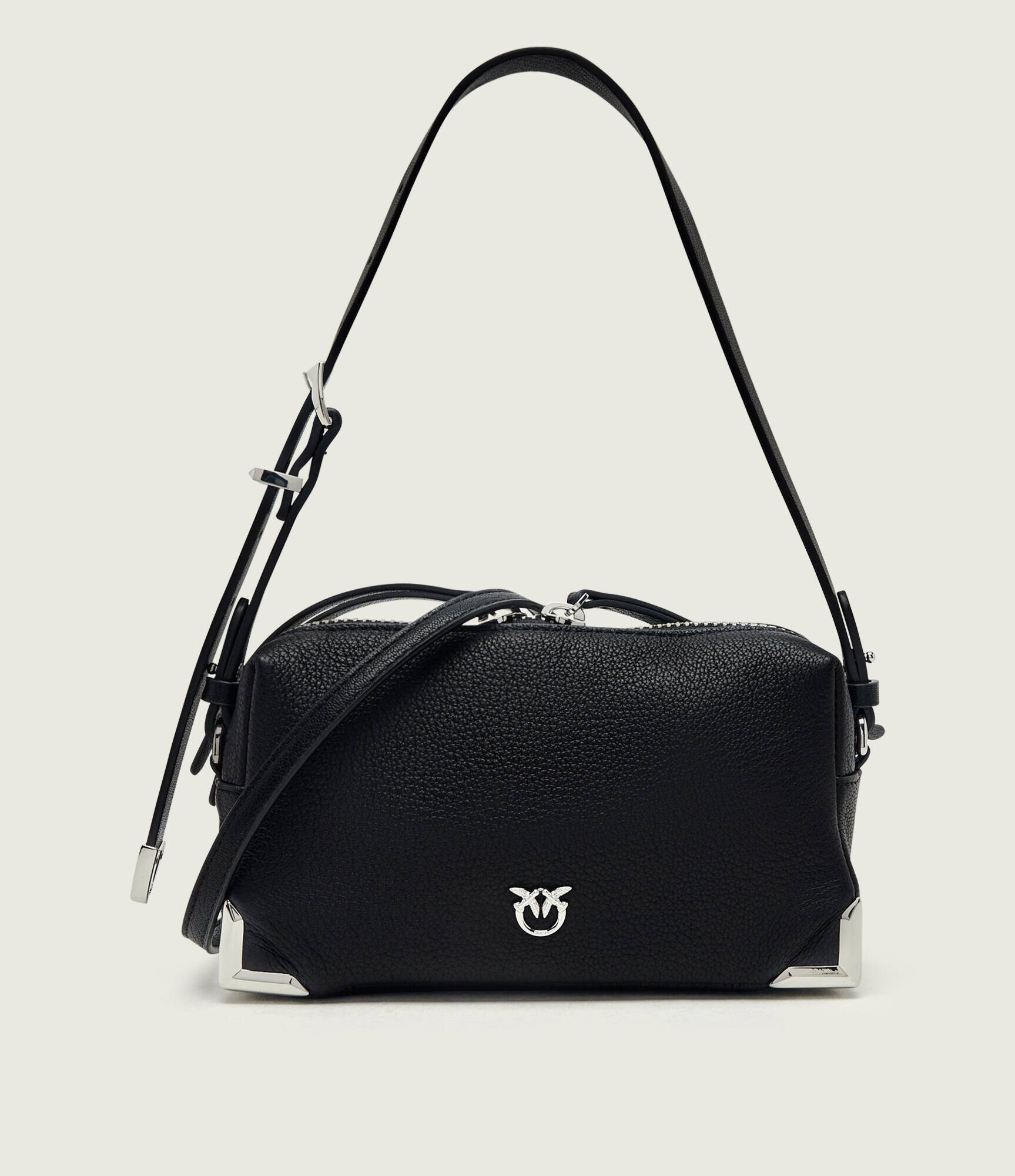 Pinko De piele geantă pe umăr Bauletto Trittico Mini