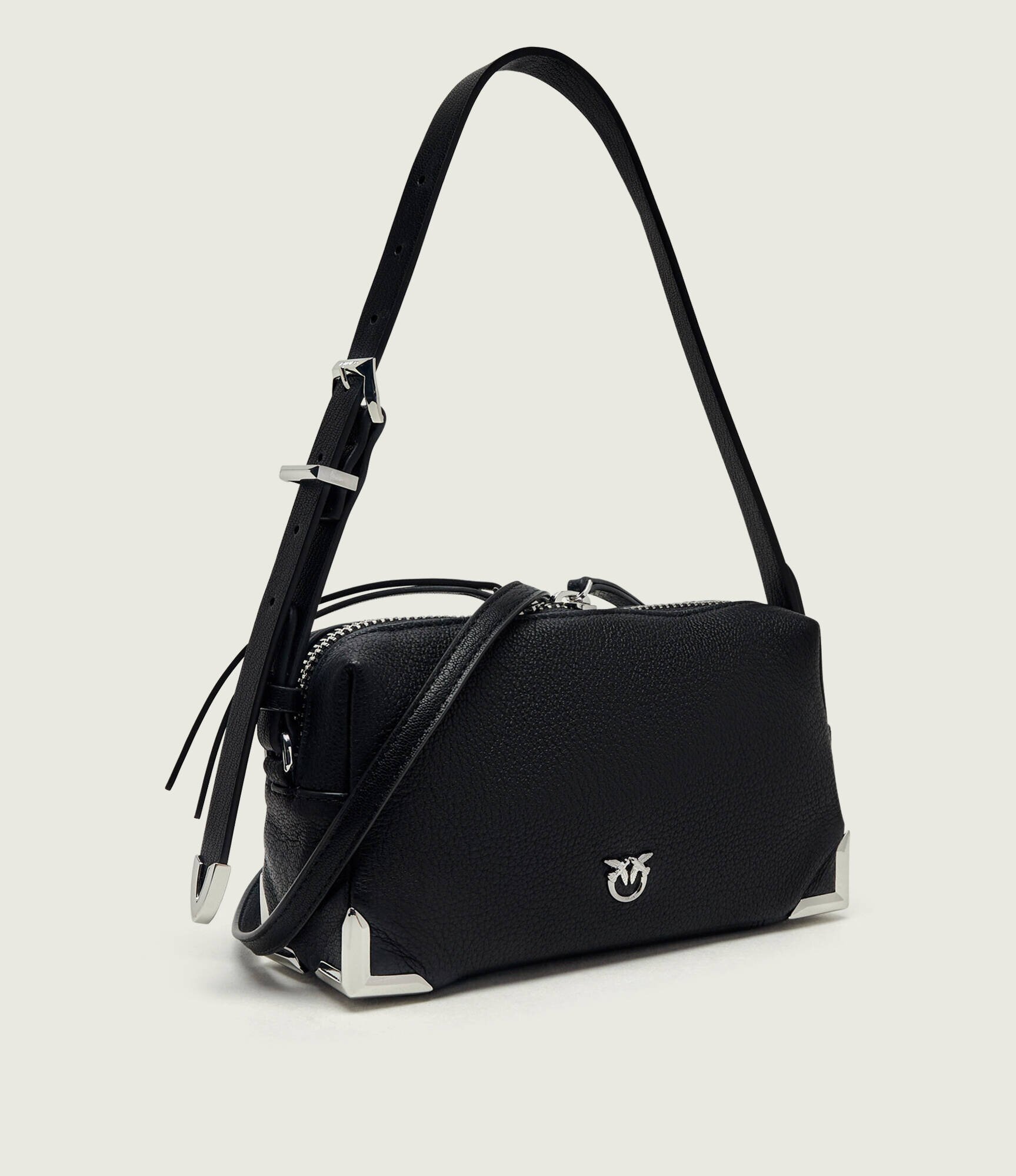 Pinko De piele geantă pe umăr Bauletto Trittico Mini
