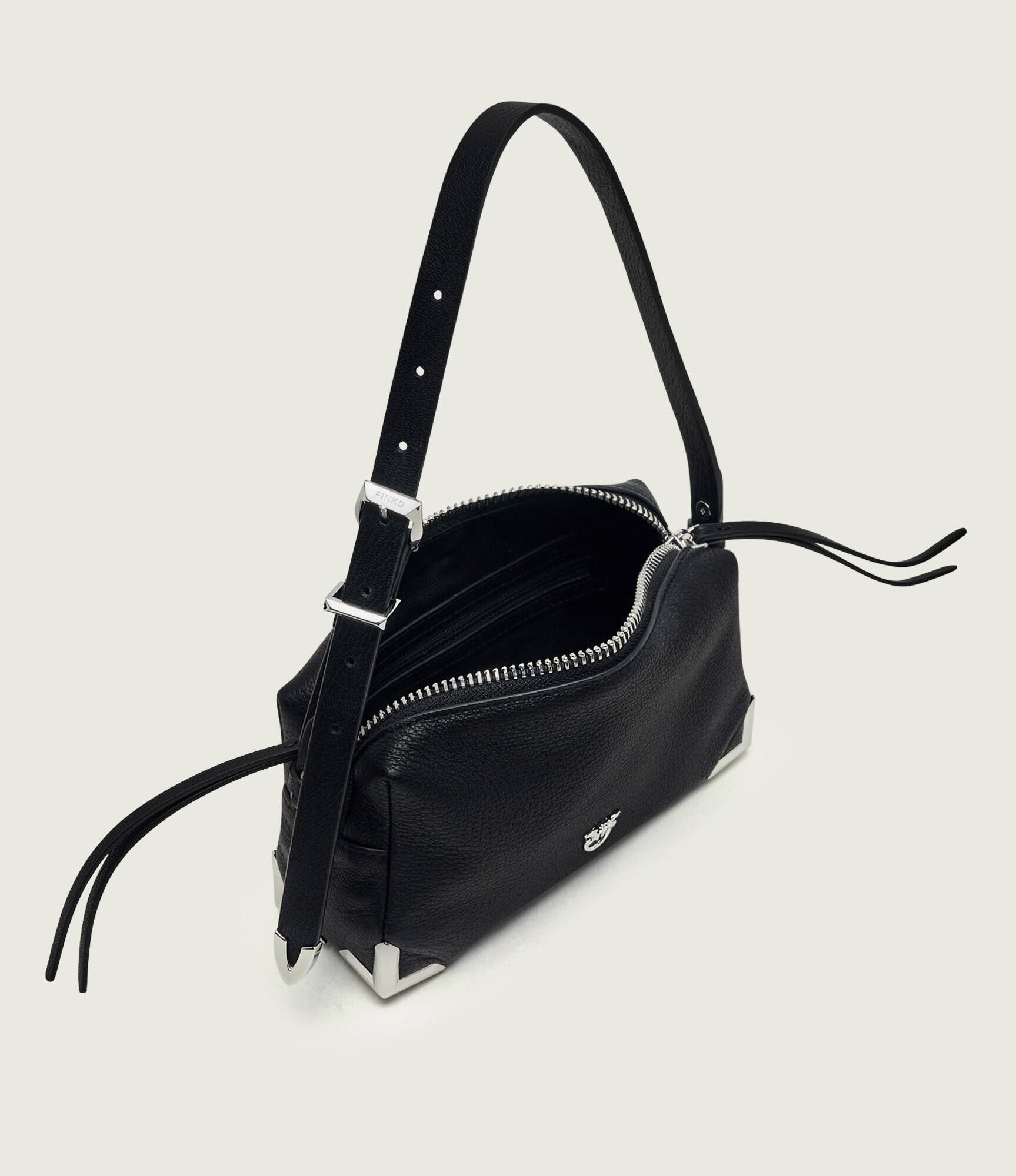 Pinko De piele geantă pe umăr Bauletto Trittico Mini