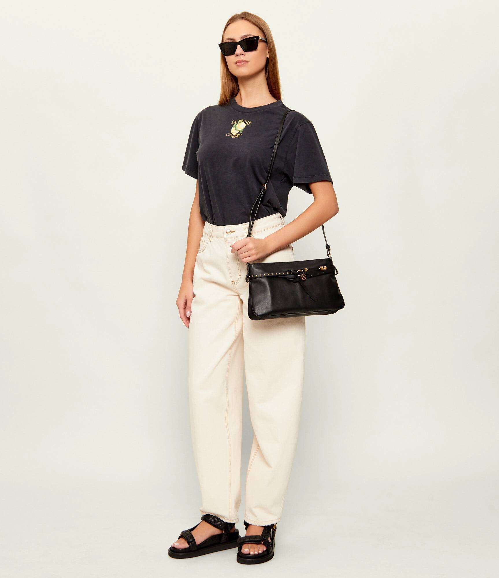 Pinko De piele geantă pe umăr BELT BAG CLASSIC