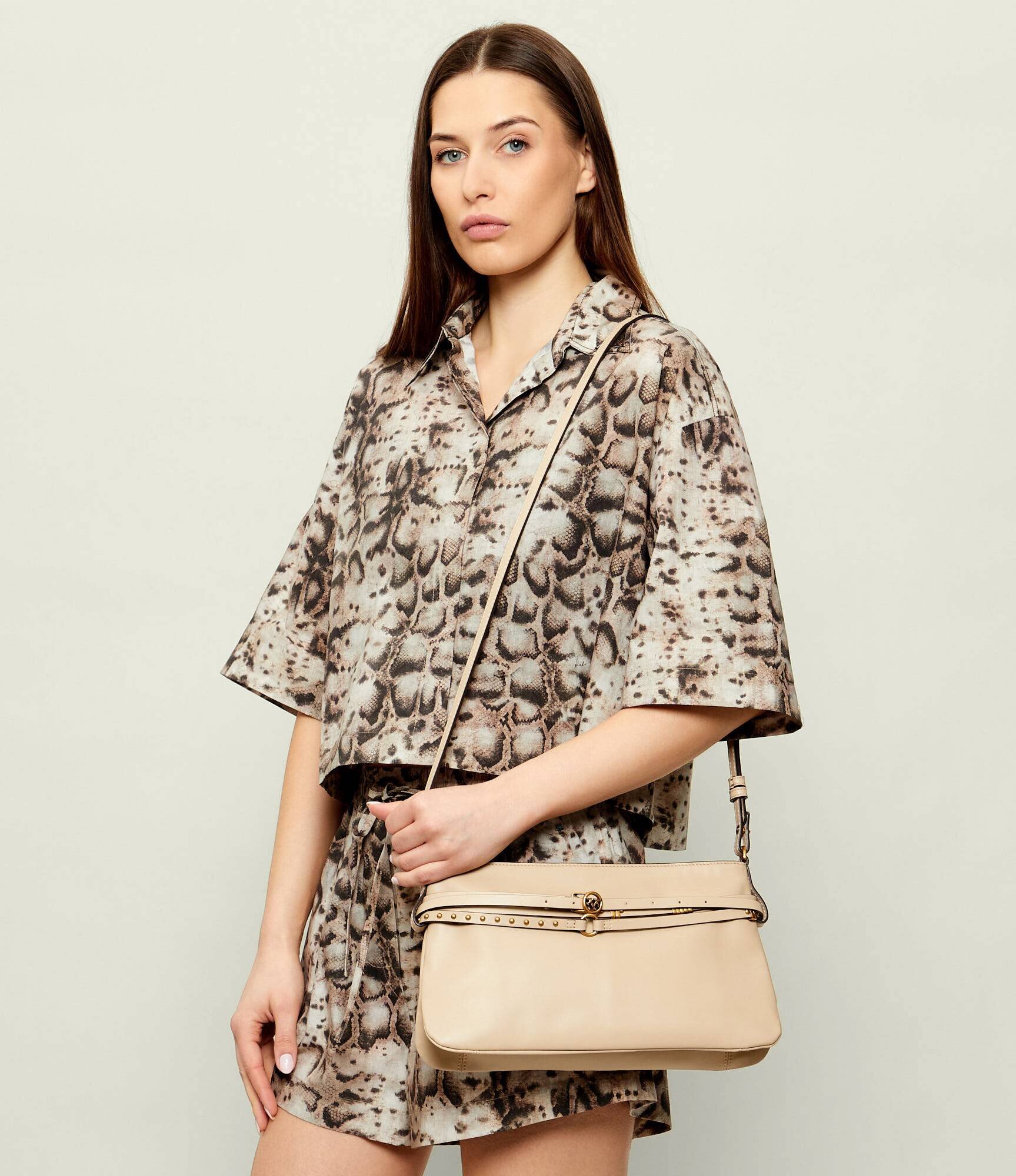Pinko De piele geantă pe umăr Belt Bag Classic